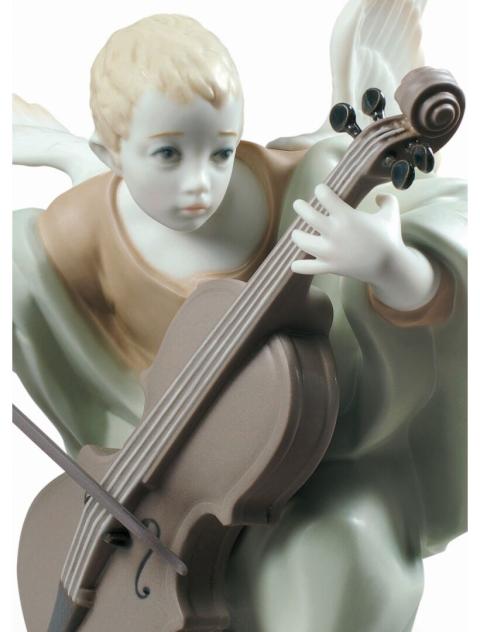 Heavenly Cellist Angel Figurine