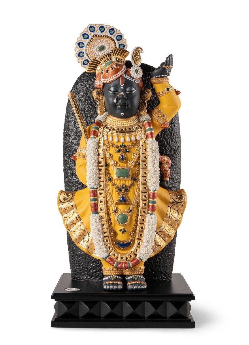 Lord Shrinathji Sculpture. Limited Edition - Lladro-India
