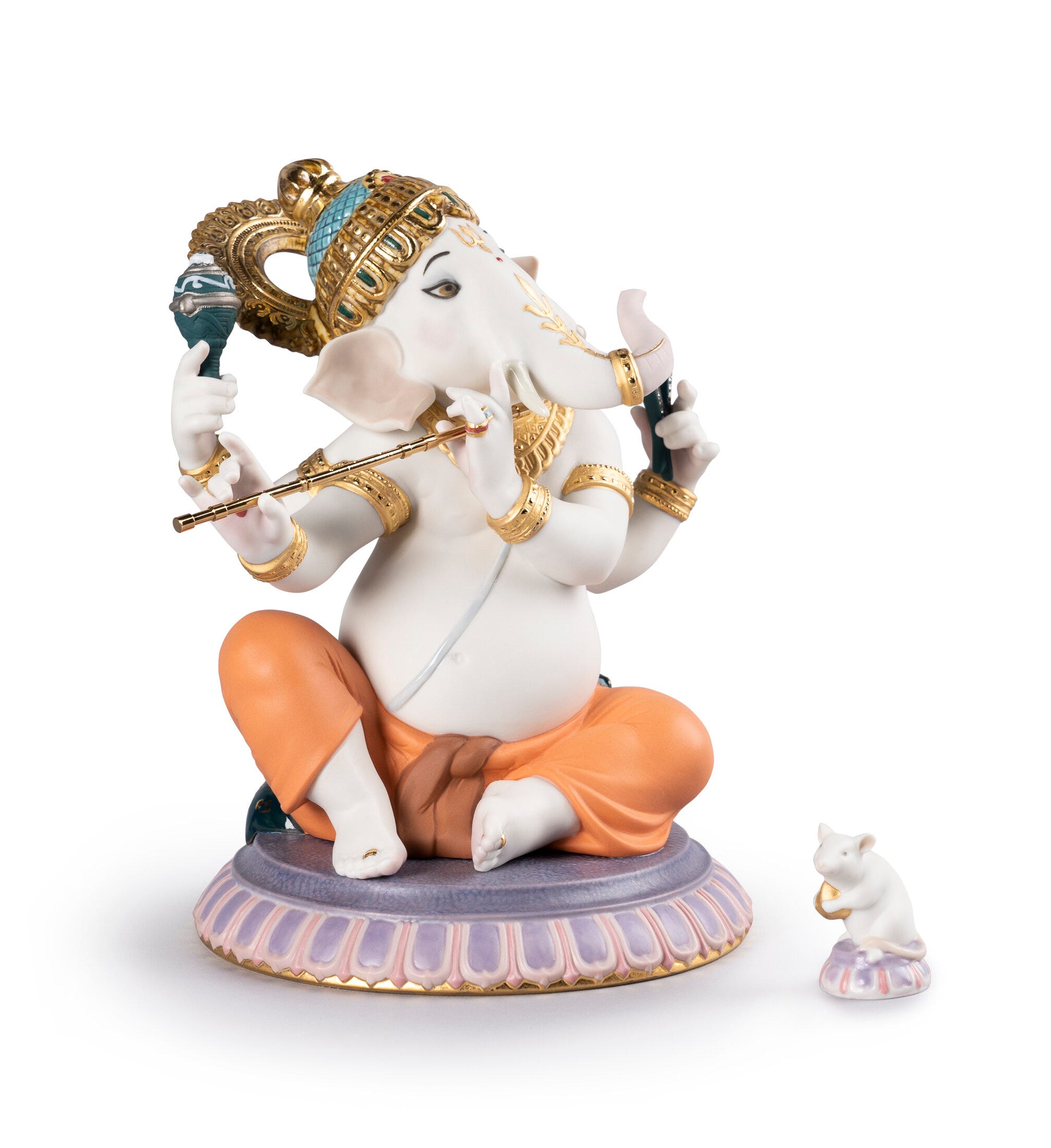 Acheter Figurine lumineuse de Ganesha assis, Statue de Ganesha