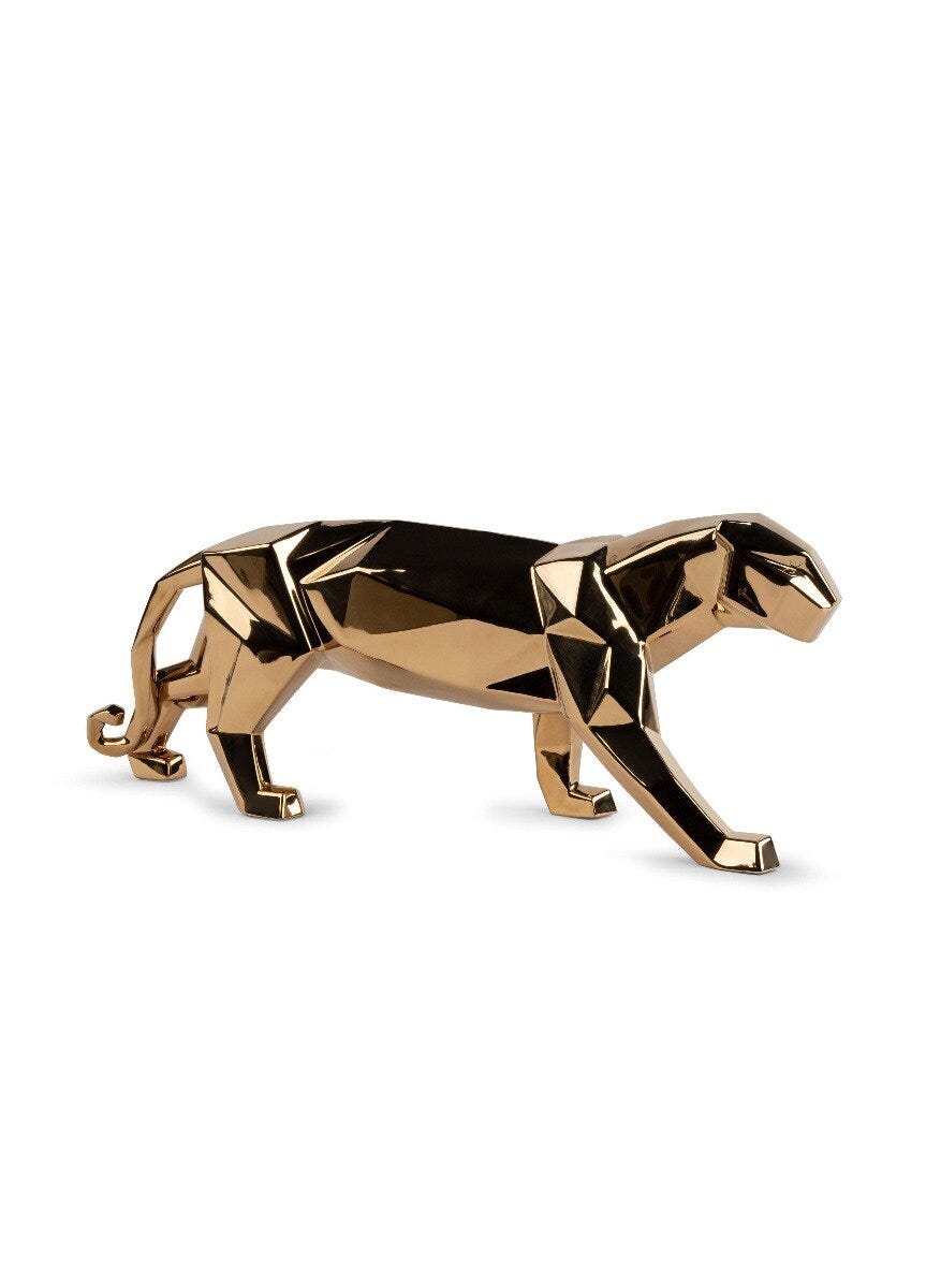 Panther (golden) - Lladro-Europe