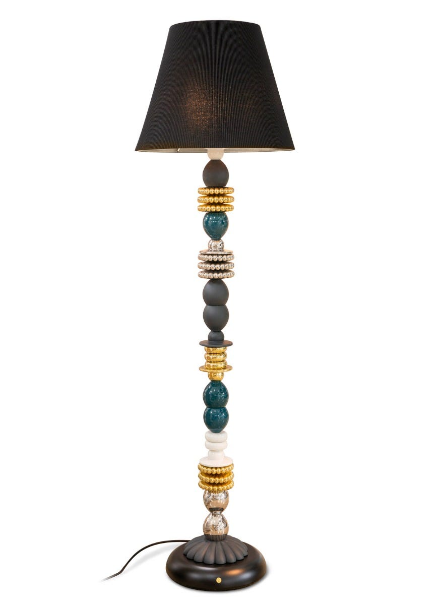 Sunflower Firefly Table Lamp. Blue | Lladró® USA