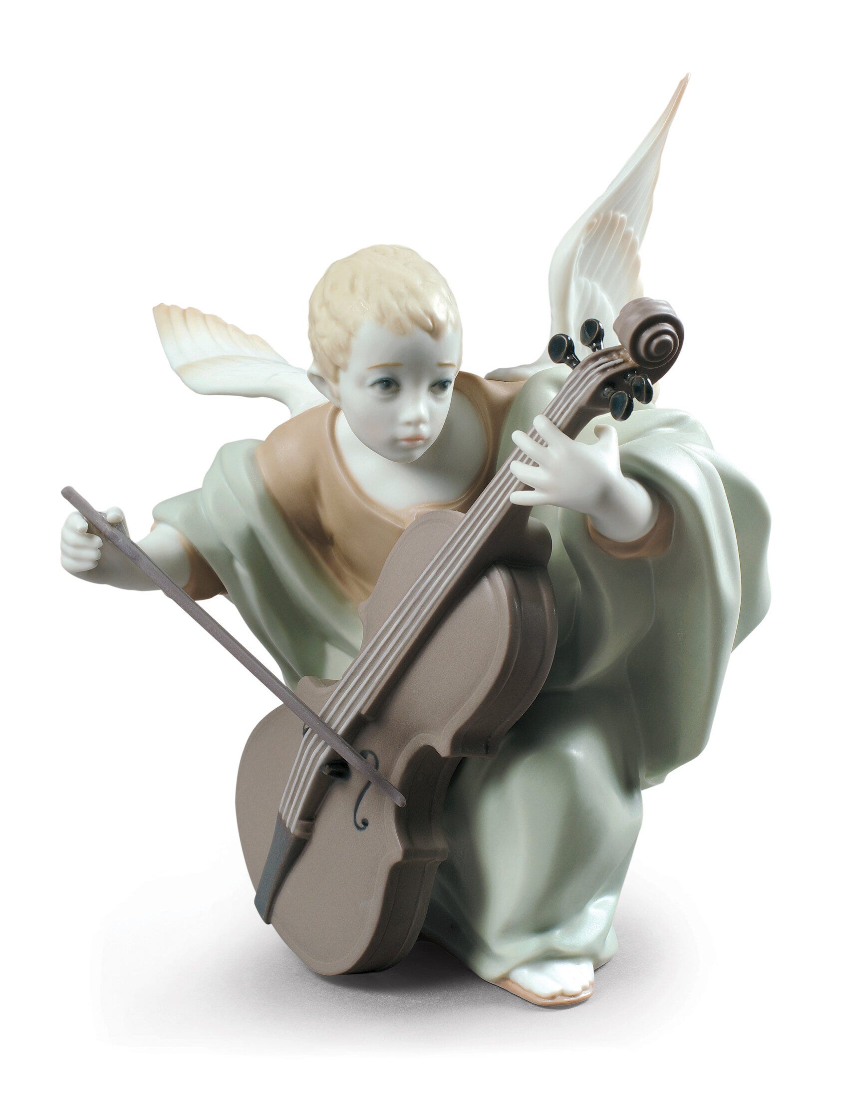 Heavenly Cellist Angel Figurine
