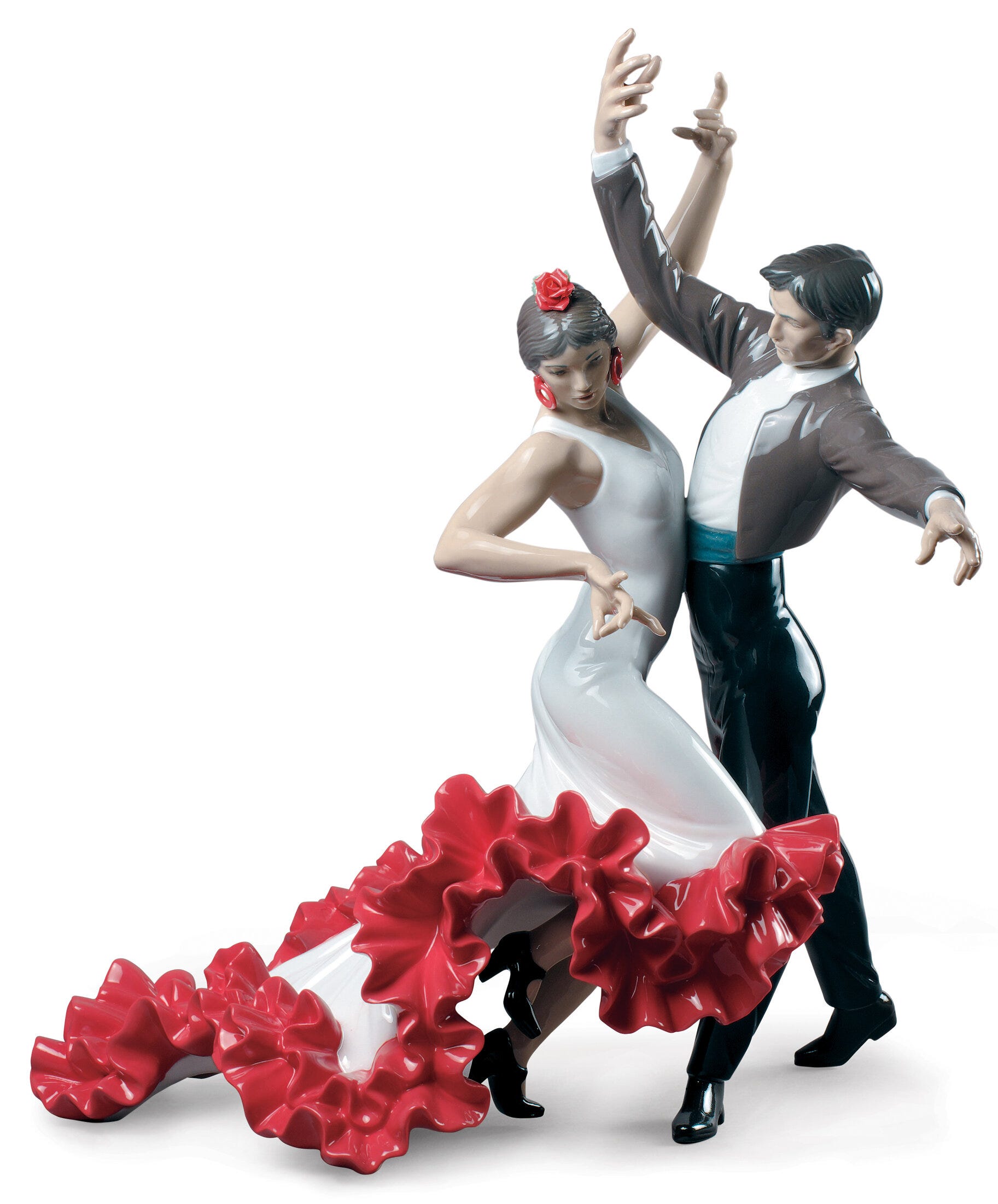 Figurina coppia di ballerini di flamenco