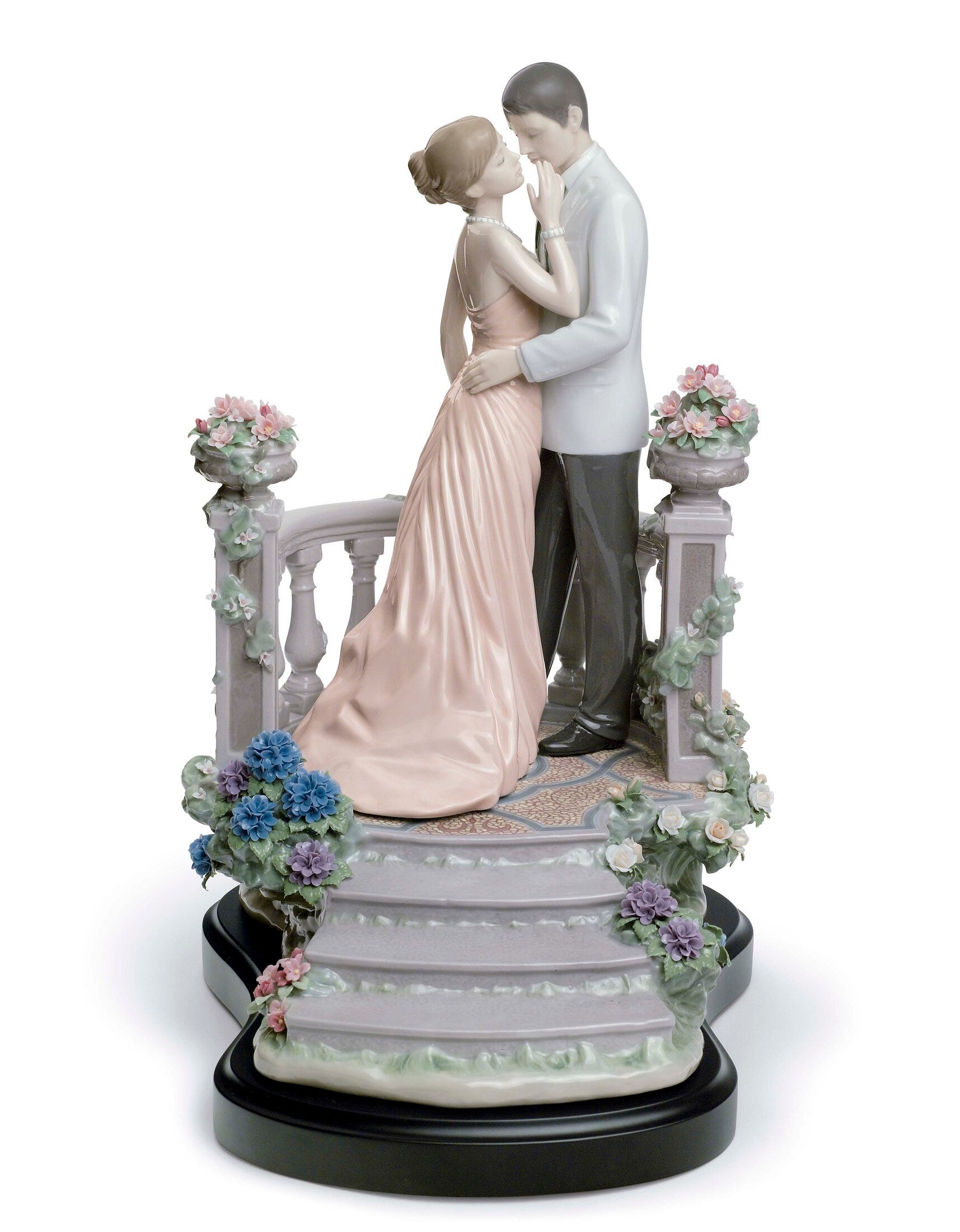 Moonlight Love Couple Figurine. Limited Edition