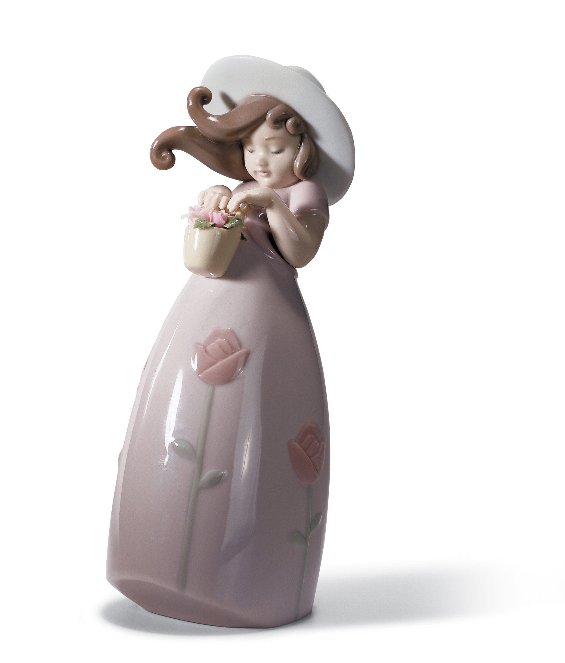 Little Rose Girl Figurine