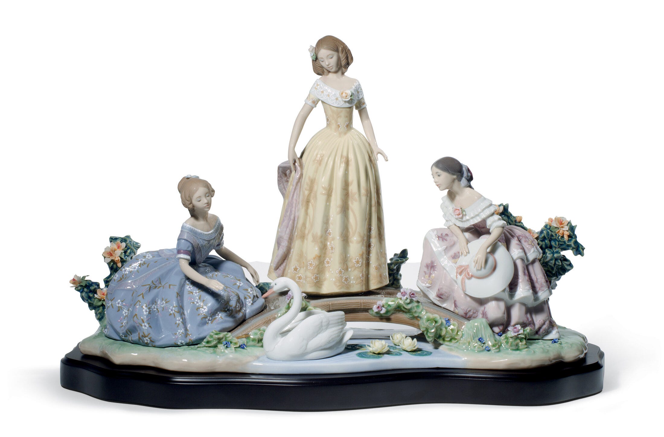 Daydreaming By The Pond Women Sculpture. Limited Edition