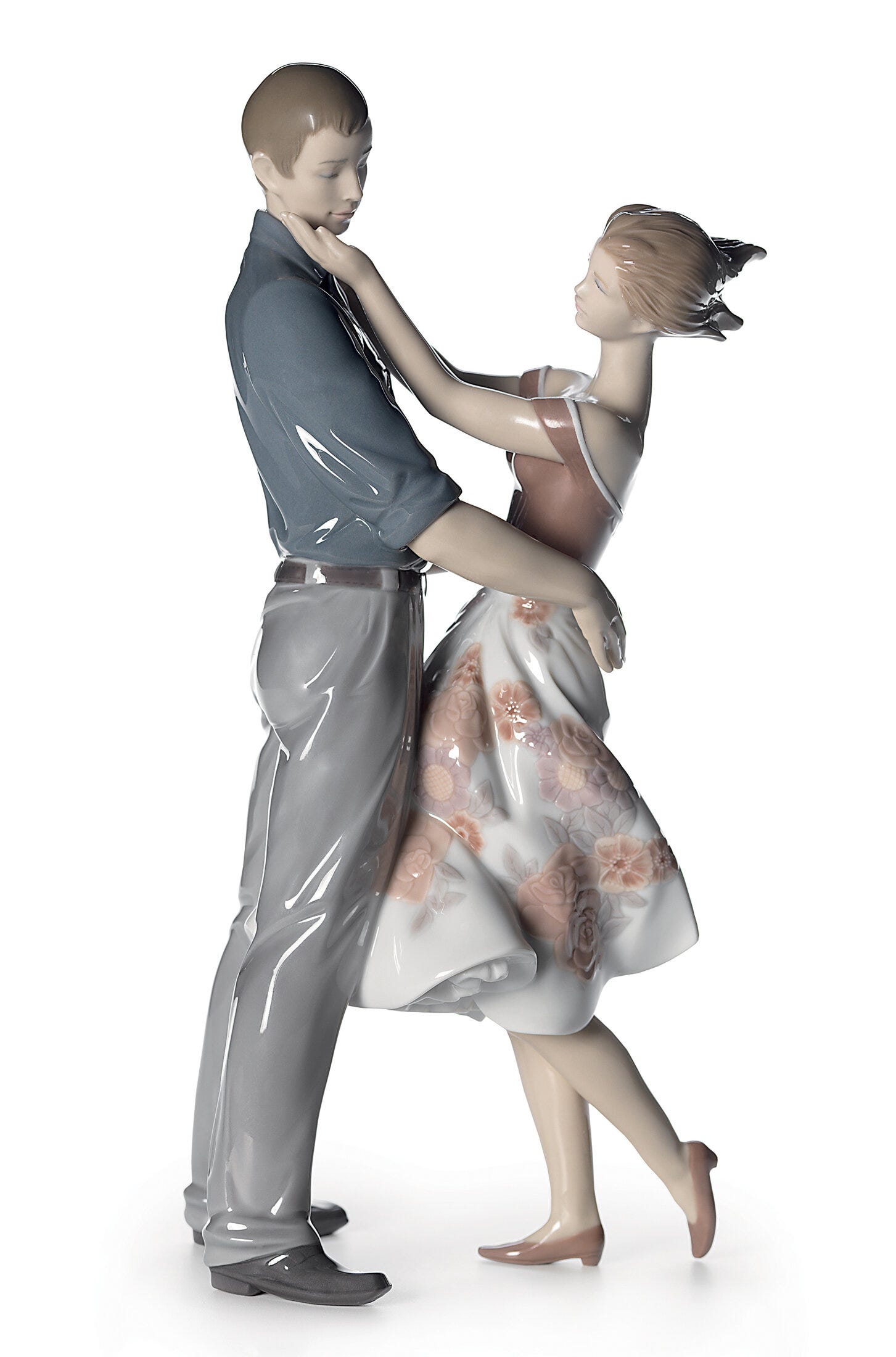 Happy Encounter Couple Figurine