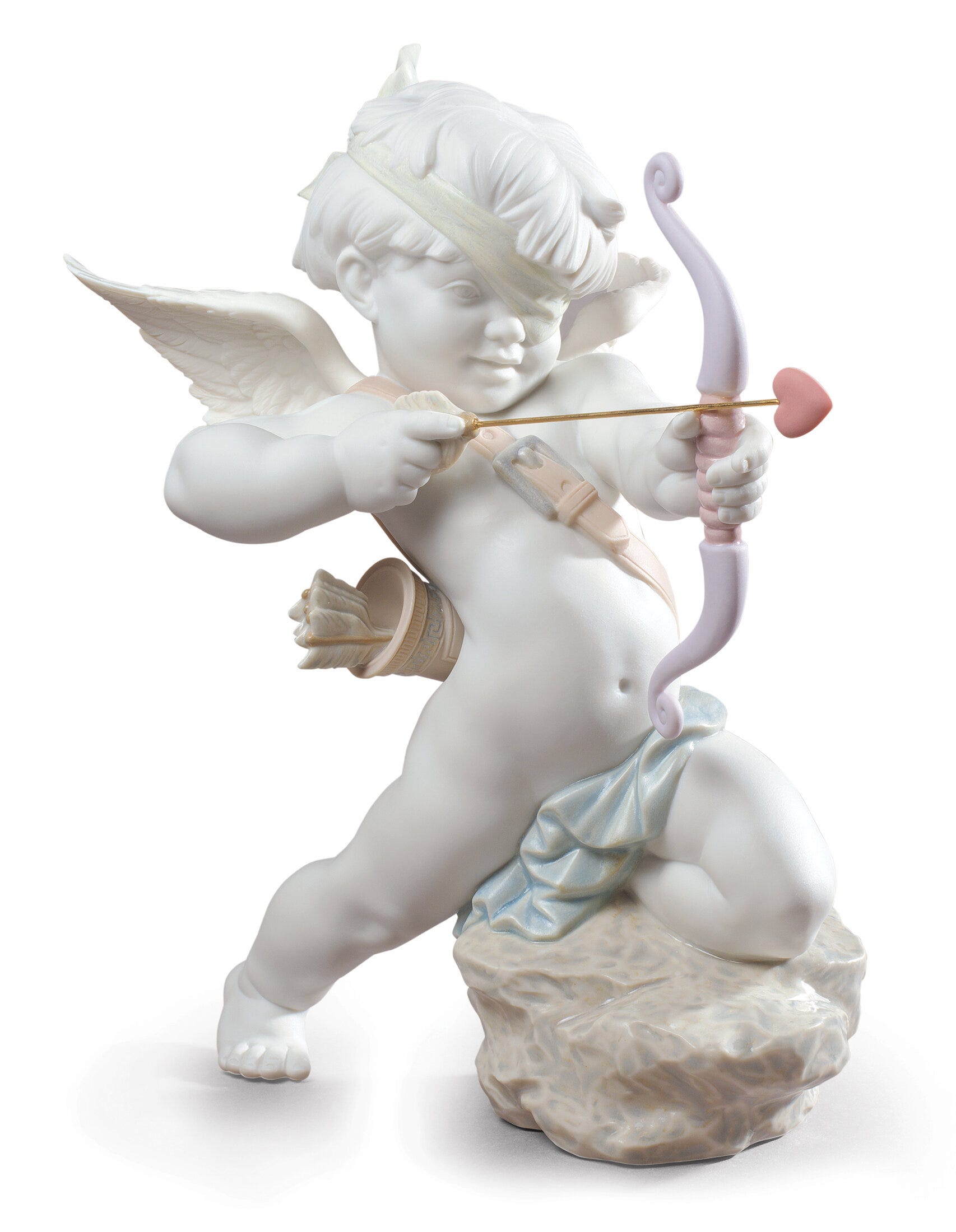 Straight to The Heart Cupid Angel Figurine