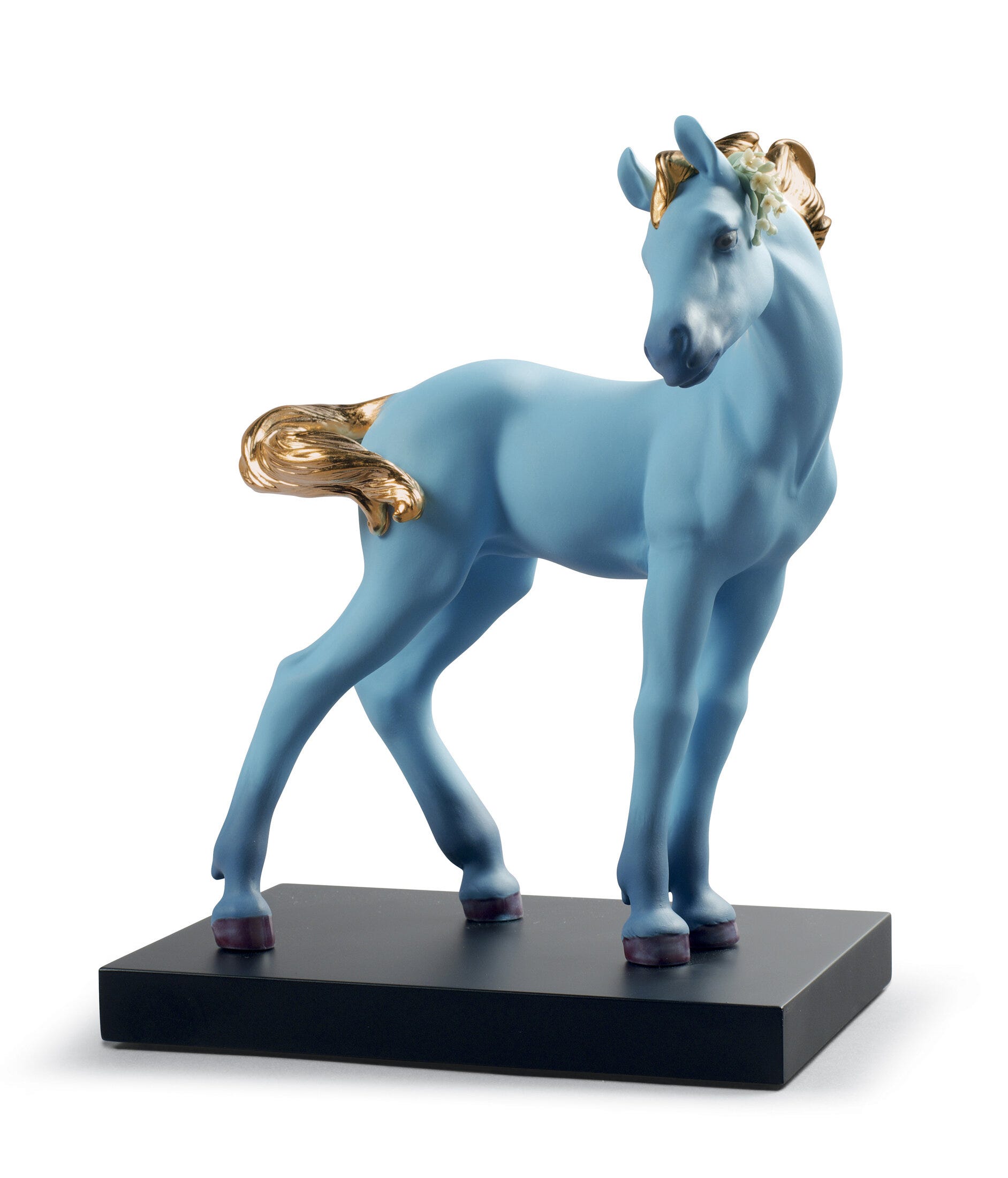 La statuetta del cavallo. Blu. Edizione limitata