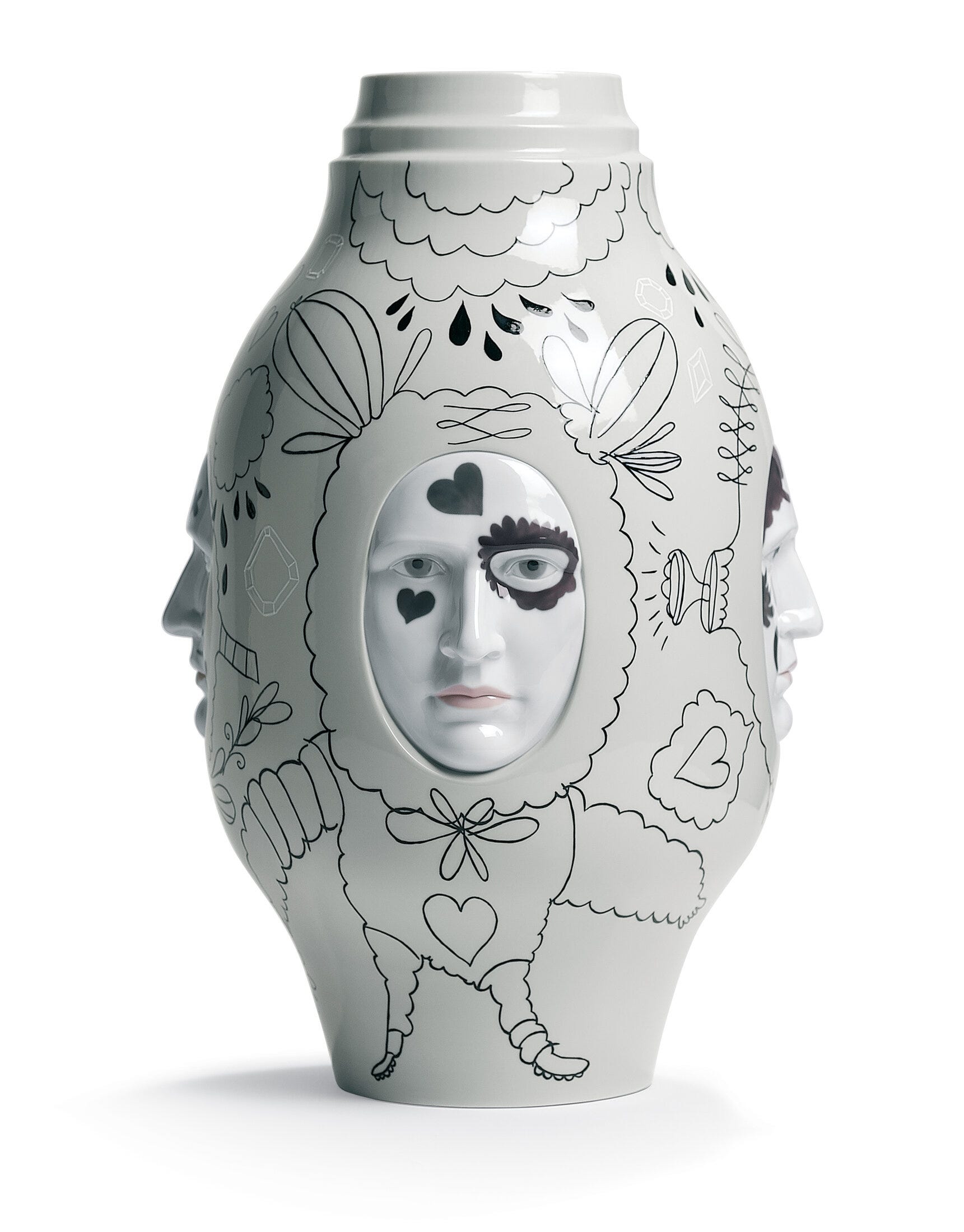 Conversation Vase II. By Jaime Hayon - Lladrò