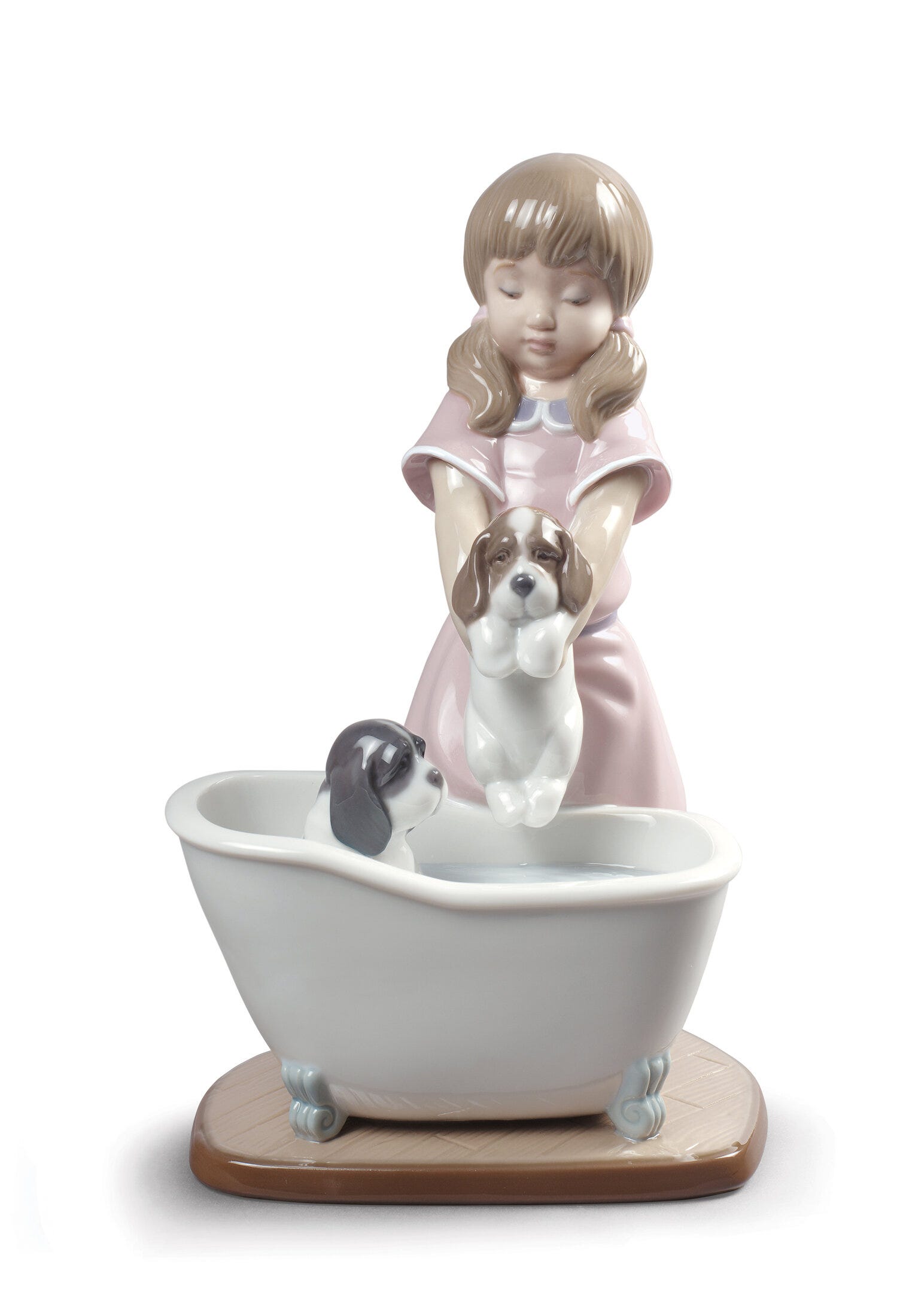 リヤドロ　犬　ピエロと仔犬 Amazon.co.jp: リヤドロ(Lladro) 犬と少女 仔犬たちの行進 #6784