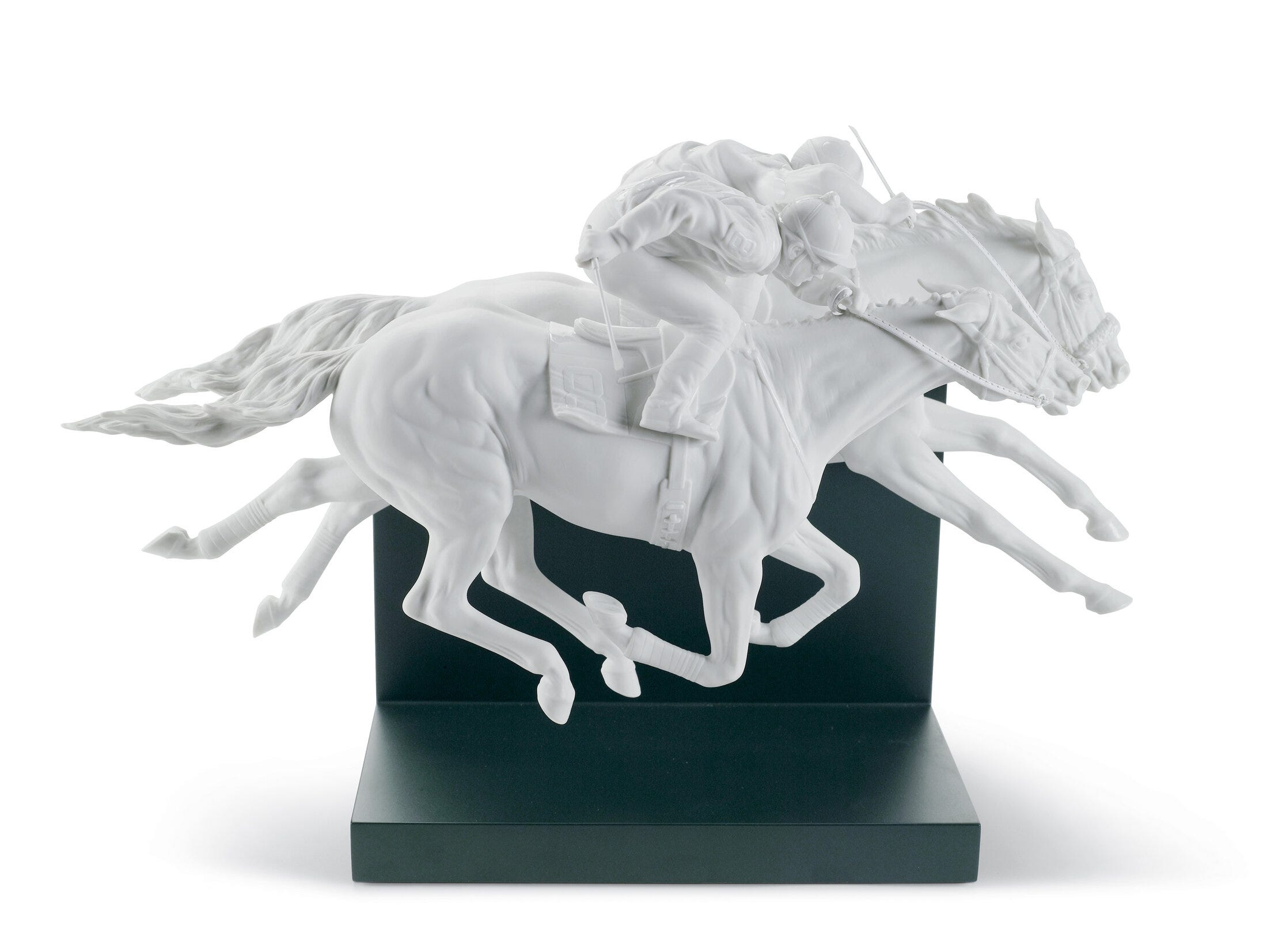 Figurina di corsa di cavalli. Edizione limitata