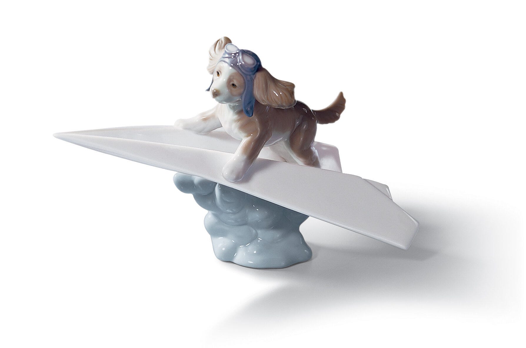 Let's Fly Away Dog Figurine