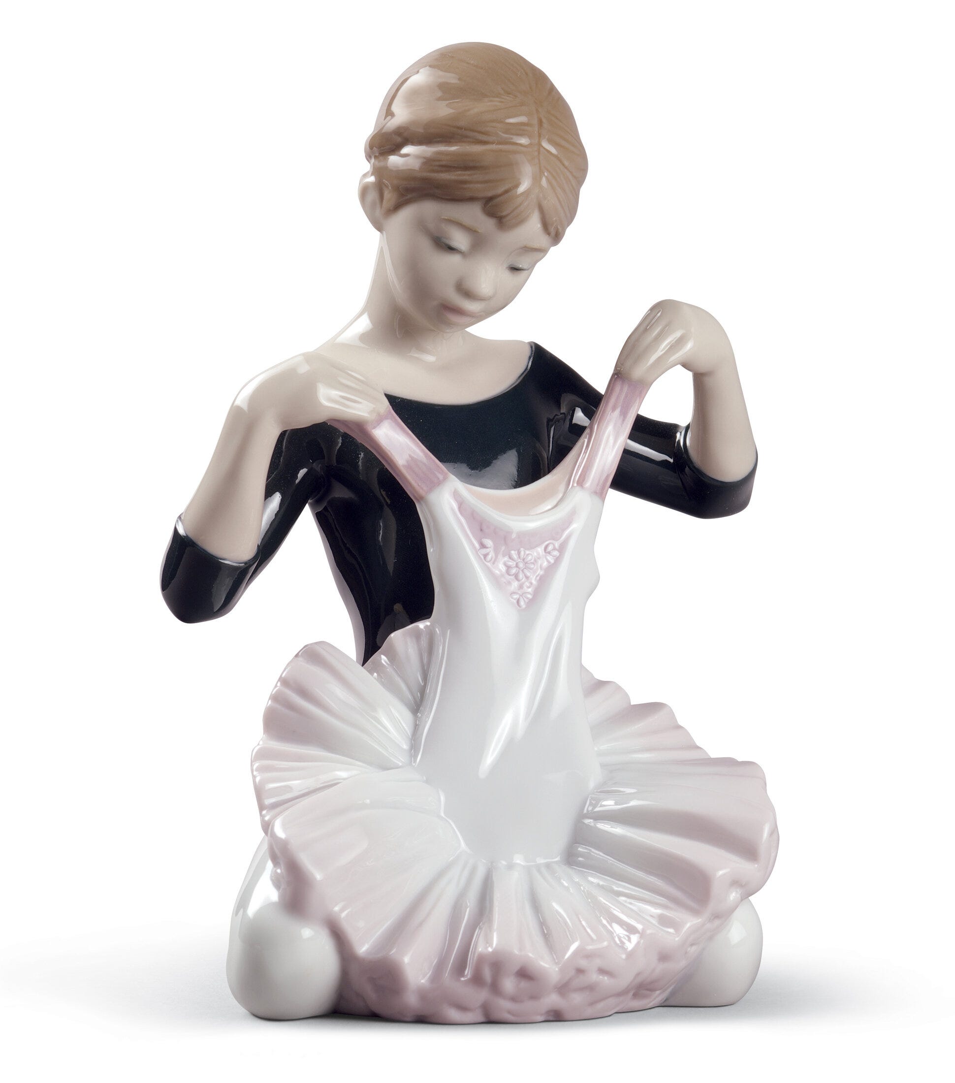 Figurina di ragazza del balletto vestito dal mio debutto