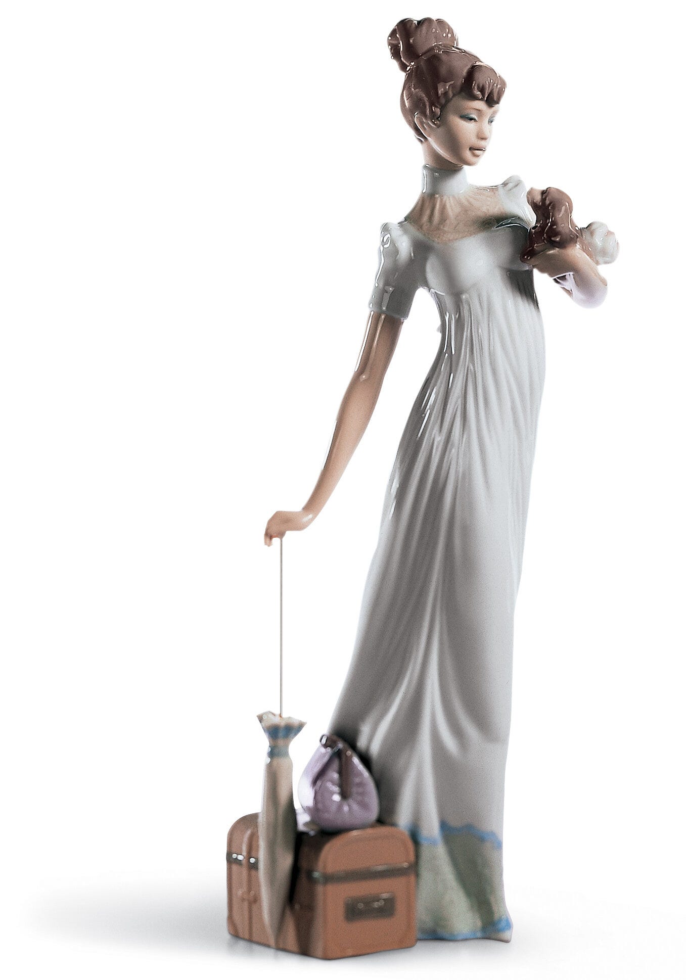 Traveling Companions Woman Figurine