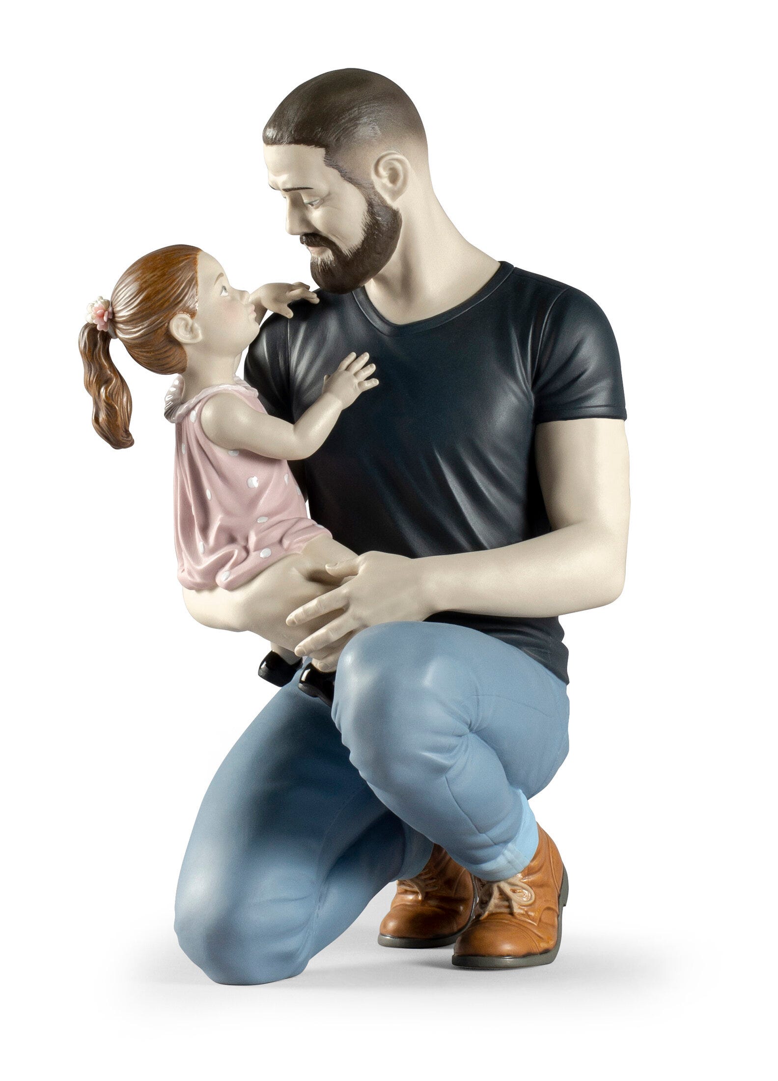 Figurina Tra le braccia di papà