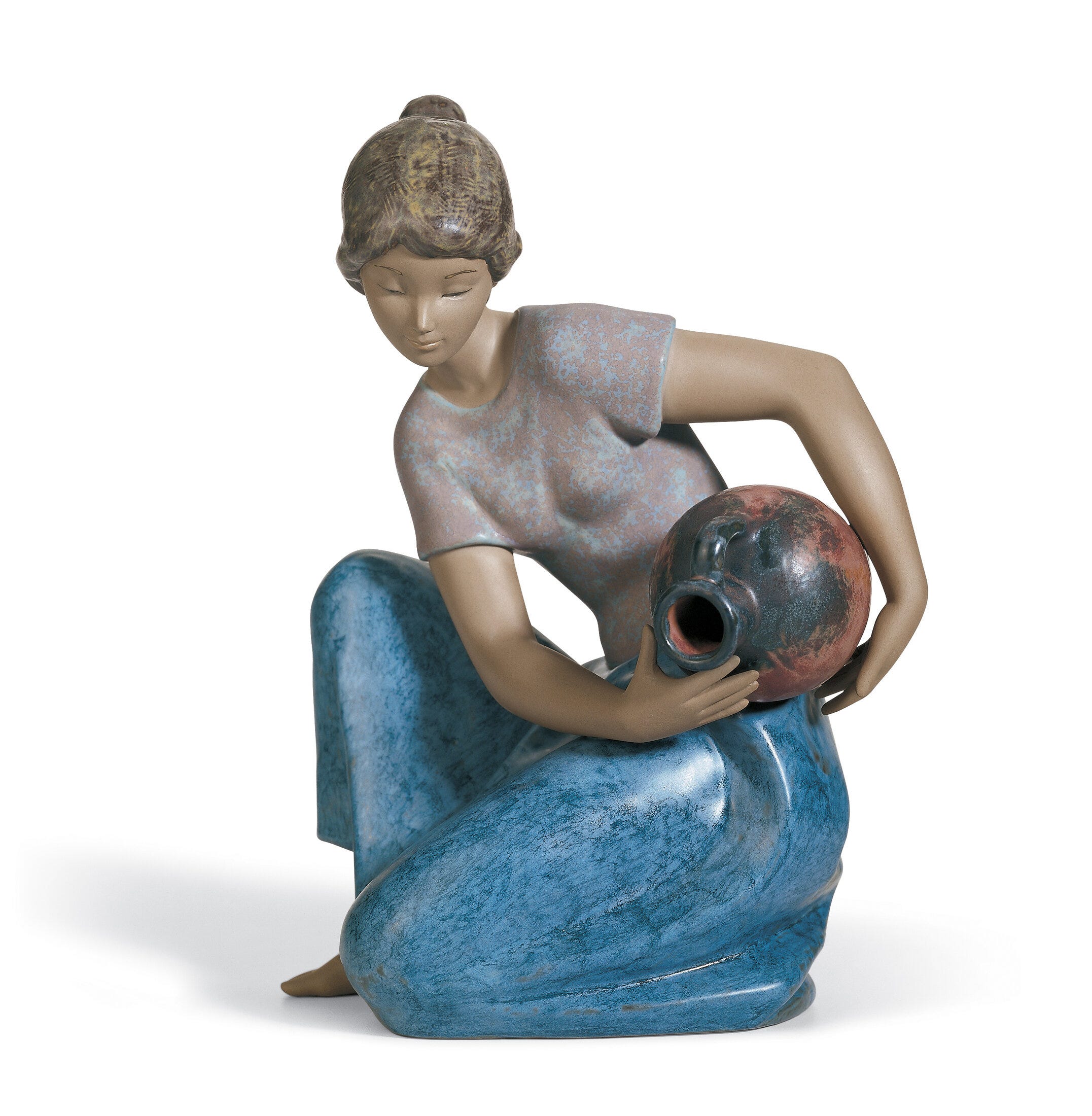 Figurina Giovane Donna Acqua