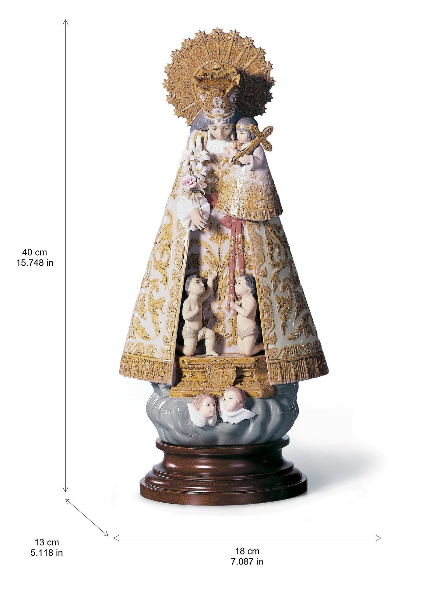 LLADRO社 マイフィアレデイー 定価172,800円 Our Lady of The Forsaken Figurine. Numbered Edition | Lladró