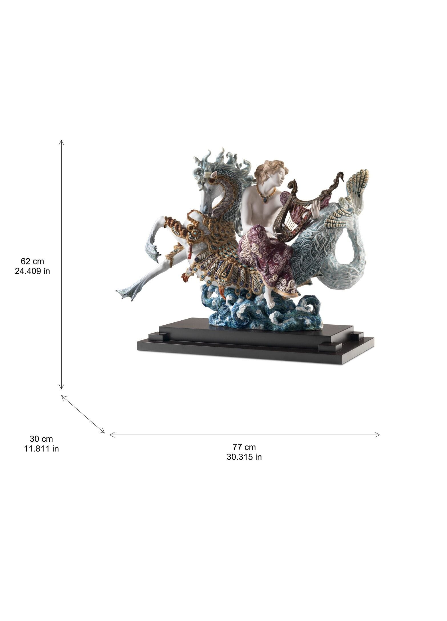 Arion on A Seahorse Sculpture. Limited Edition | Lladró® USA