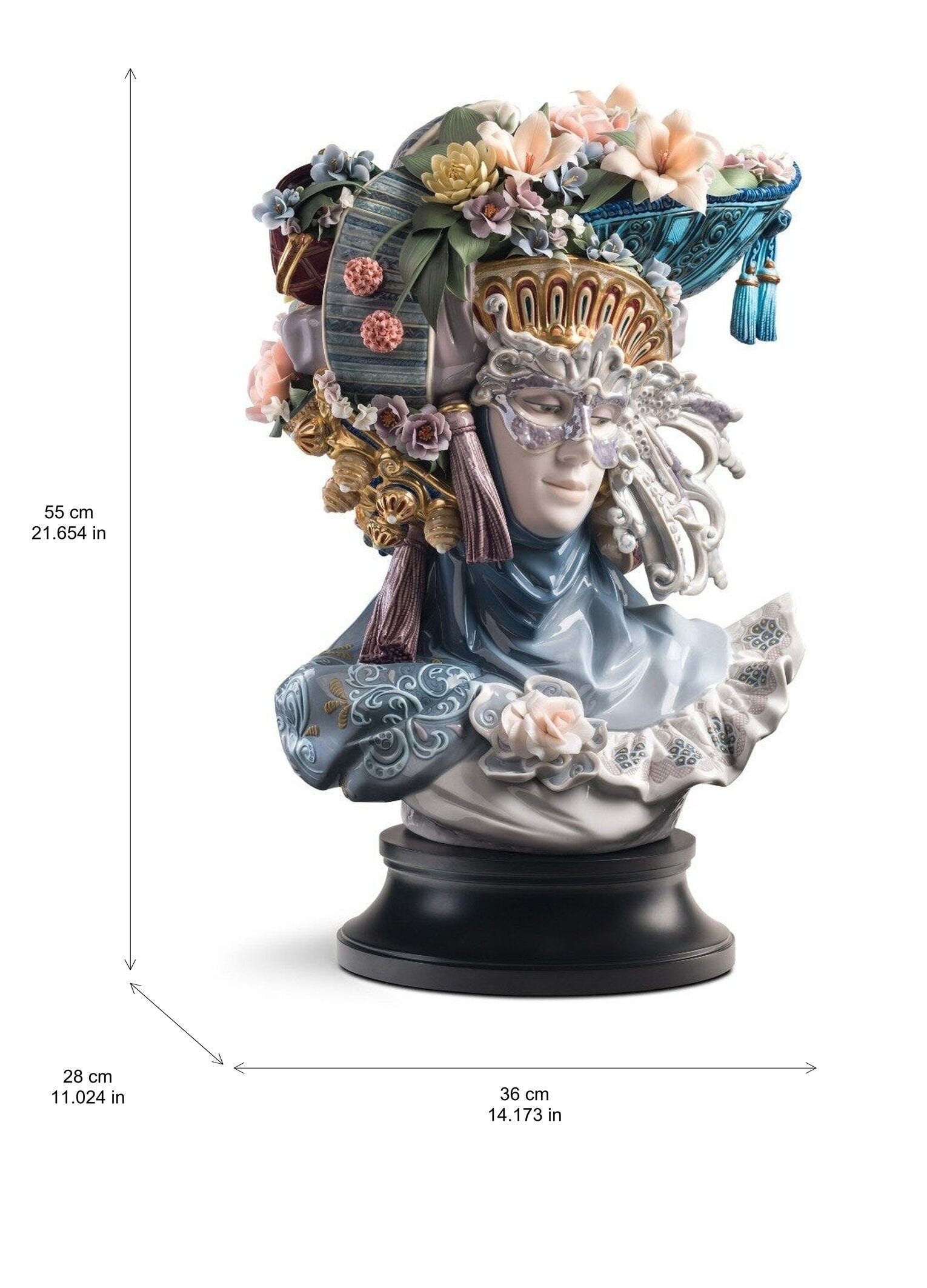 Venetian Fantasy woman Sculpture. Limited Edition | Lladró® USA