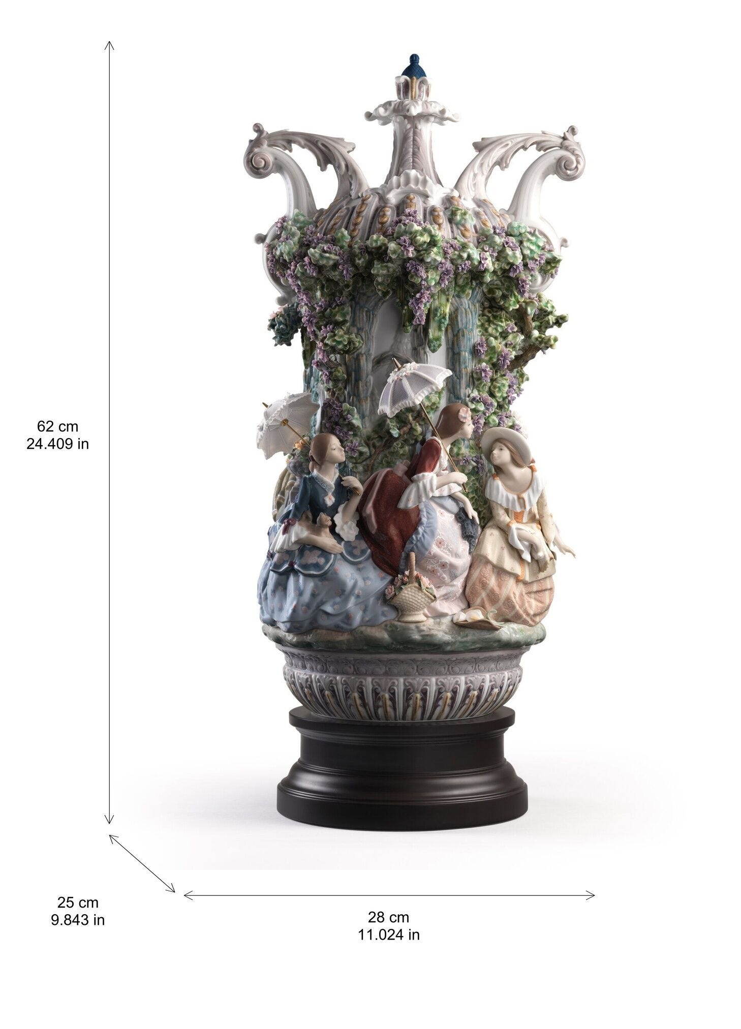 美品 LLADRO リヤドロ チャールストーンの貴婦人 全高約34cm アランフェスの貴婦人たち =Limited Edition= | リヤドロ公式オンライン