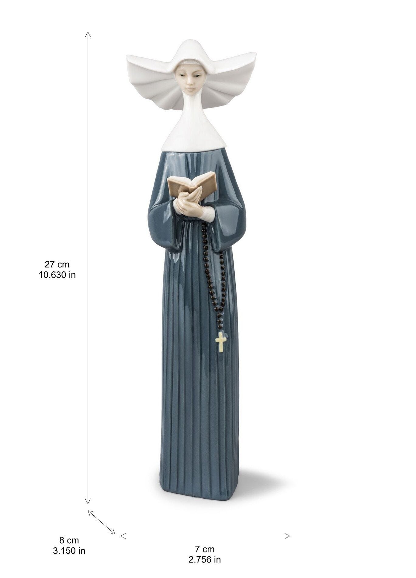 Prayerful Moment Nun Figurine | Lladró® Europe