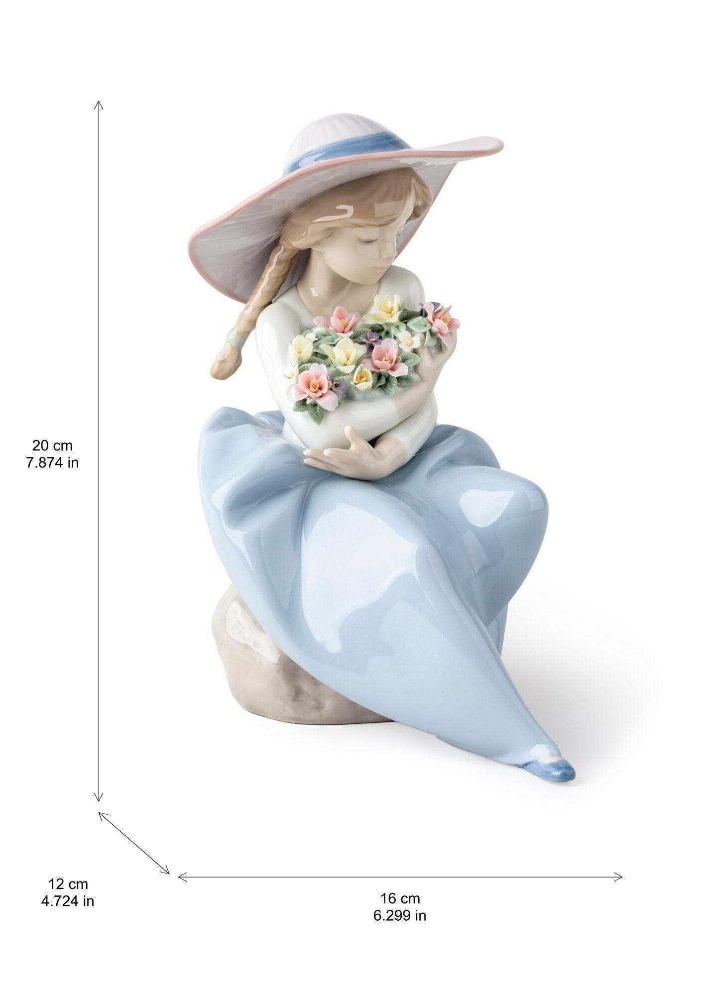 リアドロ LLADRO No.5728 花の香りにつつまれて | リヤドロ公式オンライン