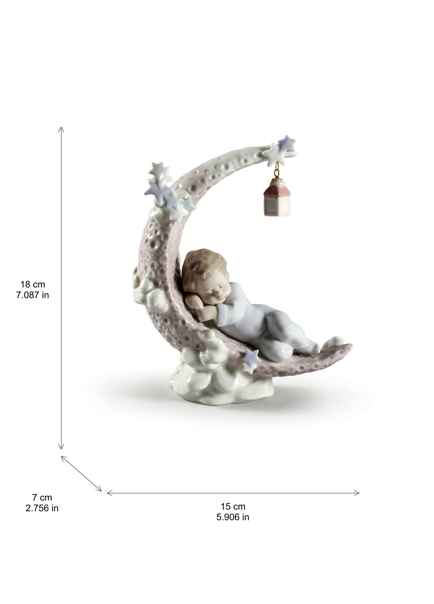 リヤドロLLADRO 「月でうたた寝」 お月さまのベッド | リヤドロ公式オンライン