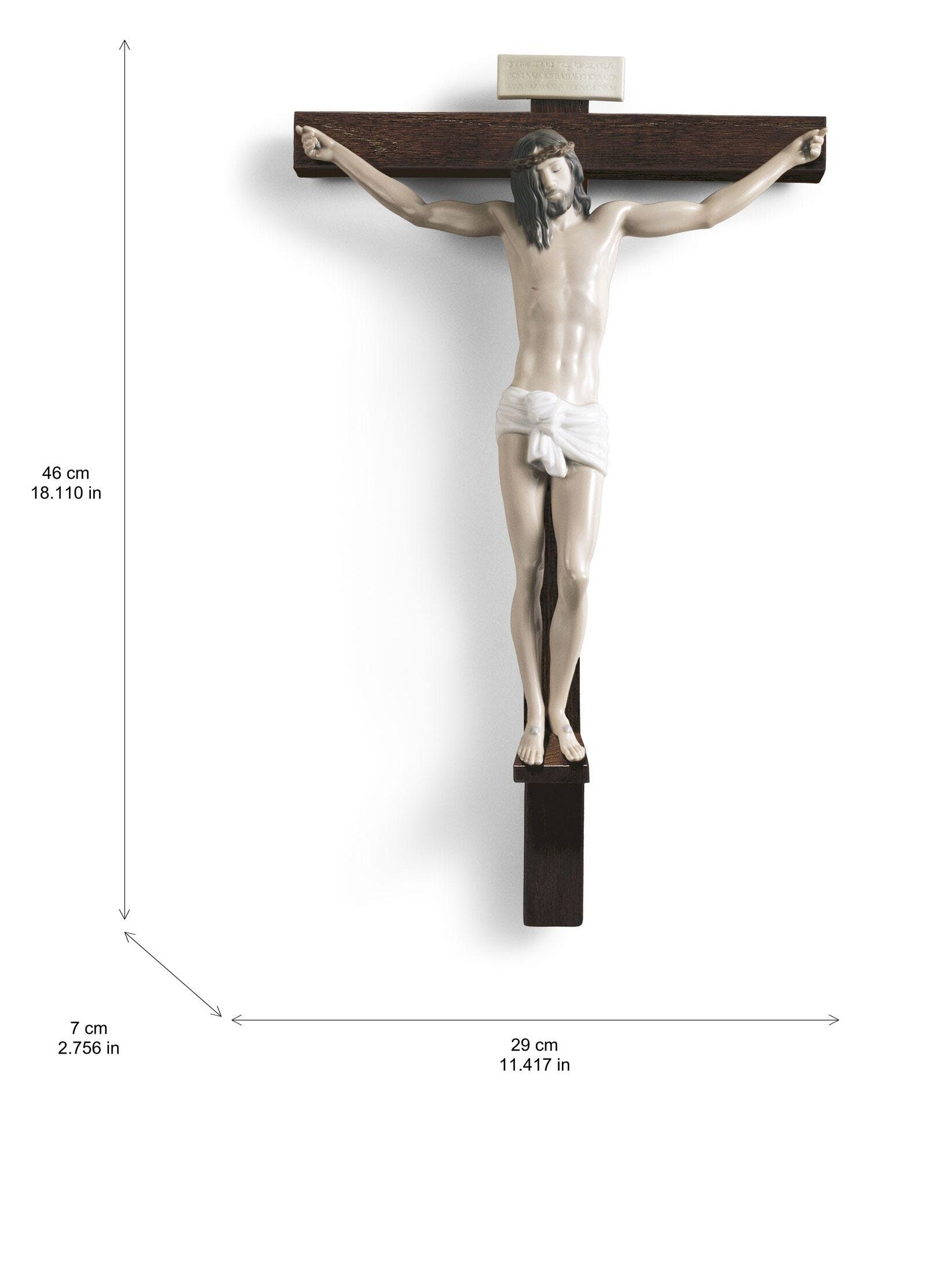 Our Saviour Crucifix Figurine Wall Art | Lladró® USA
