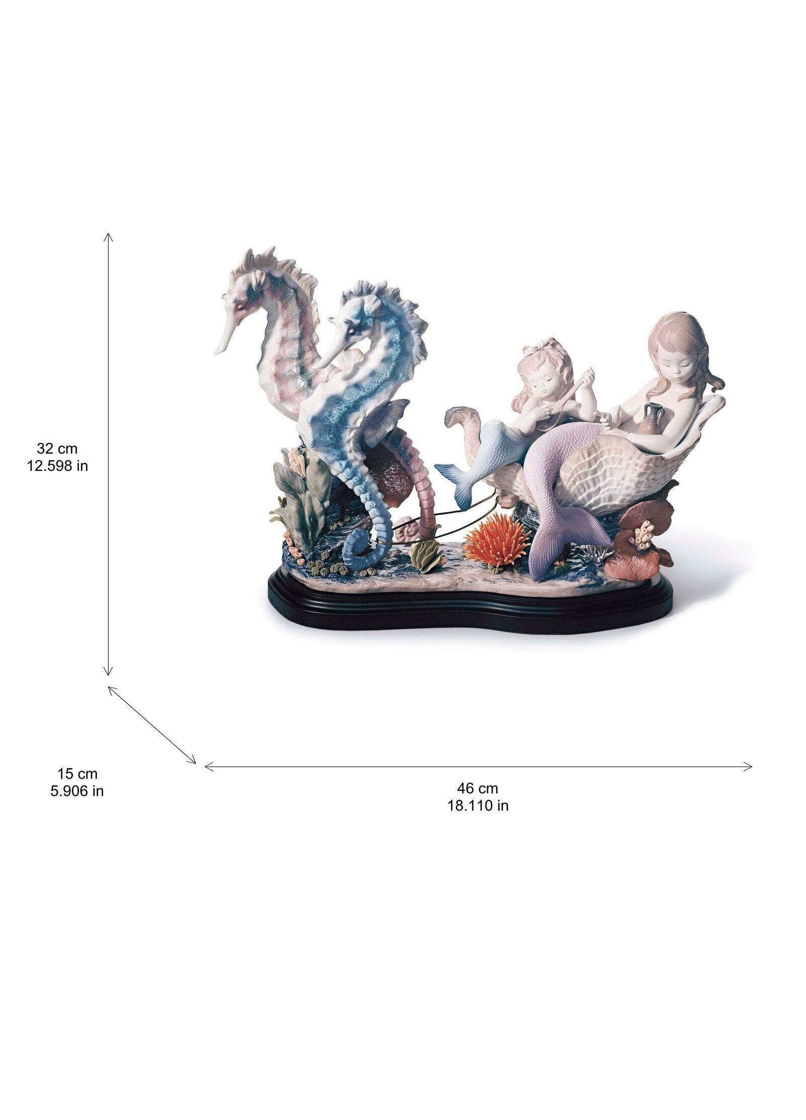 【￥349,800新品同様】リヤドロ／大型作品／海辺を駆けて／元箱付 海のイリュージョン =Limited Edition= | リヤドロ公式オンライン