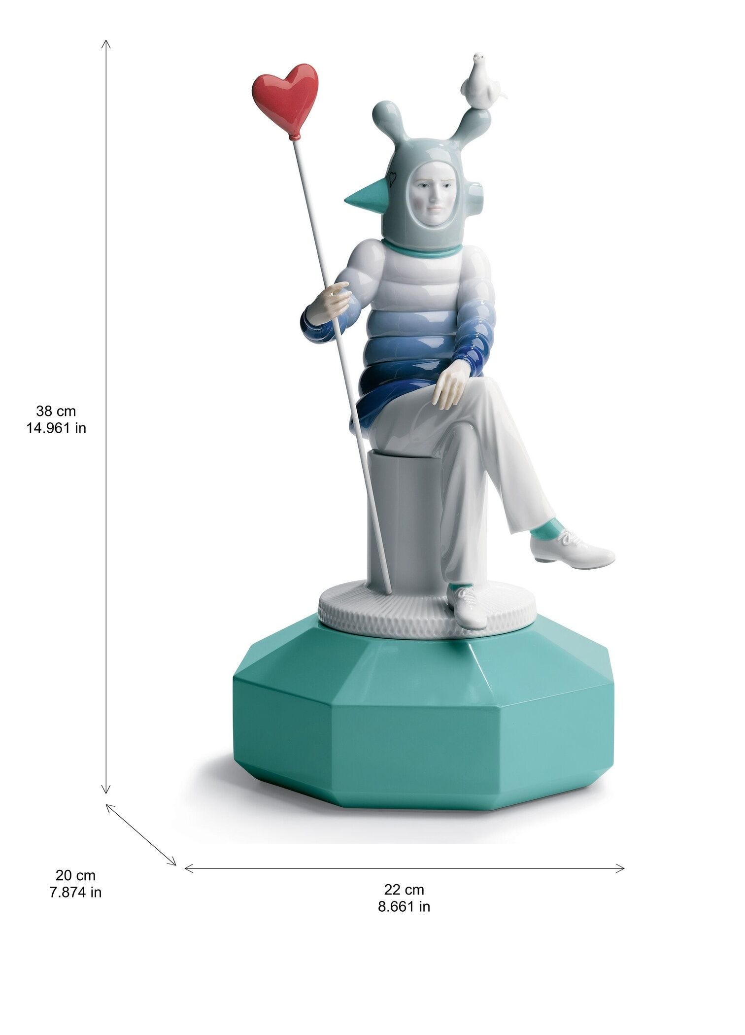 s*i様 美品　箱あり　LLADRO　リヤドロ　the  man 雪だる THE LOVER I by Jaime Hayon | リヤドロ公式オンライン