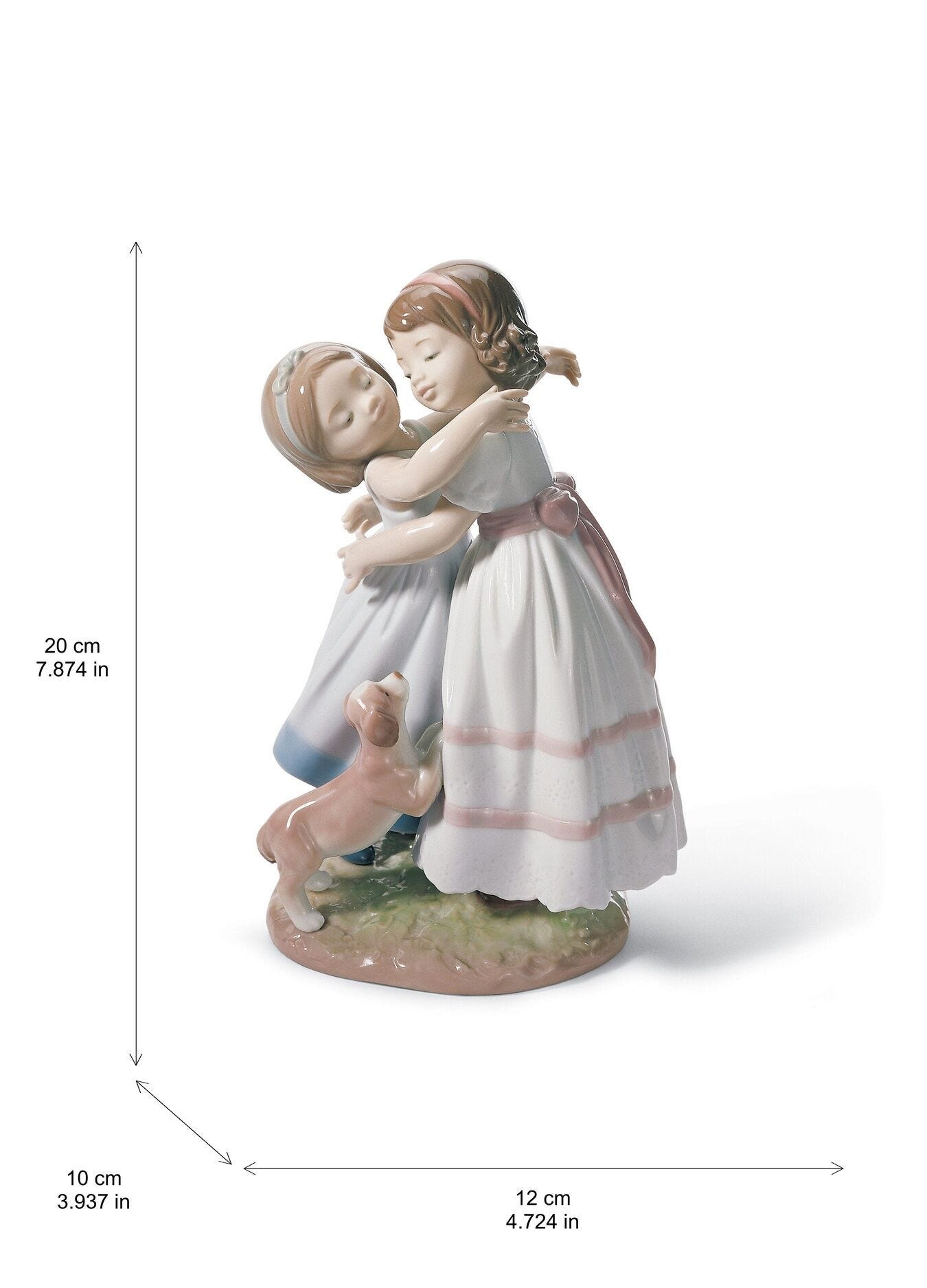 【美品】LLADRO　起こしちゃだめよ #5640 Give me a hug! Children Figurine | Lladró® USA