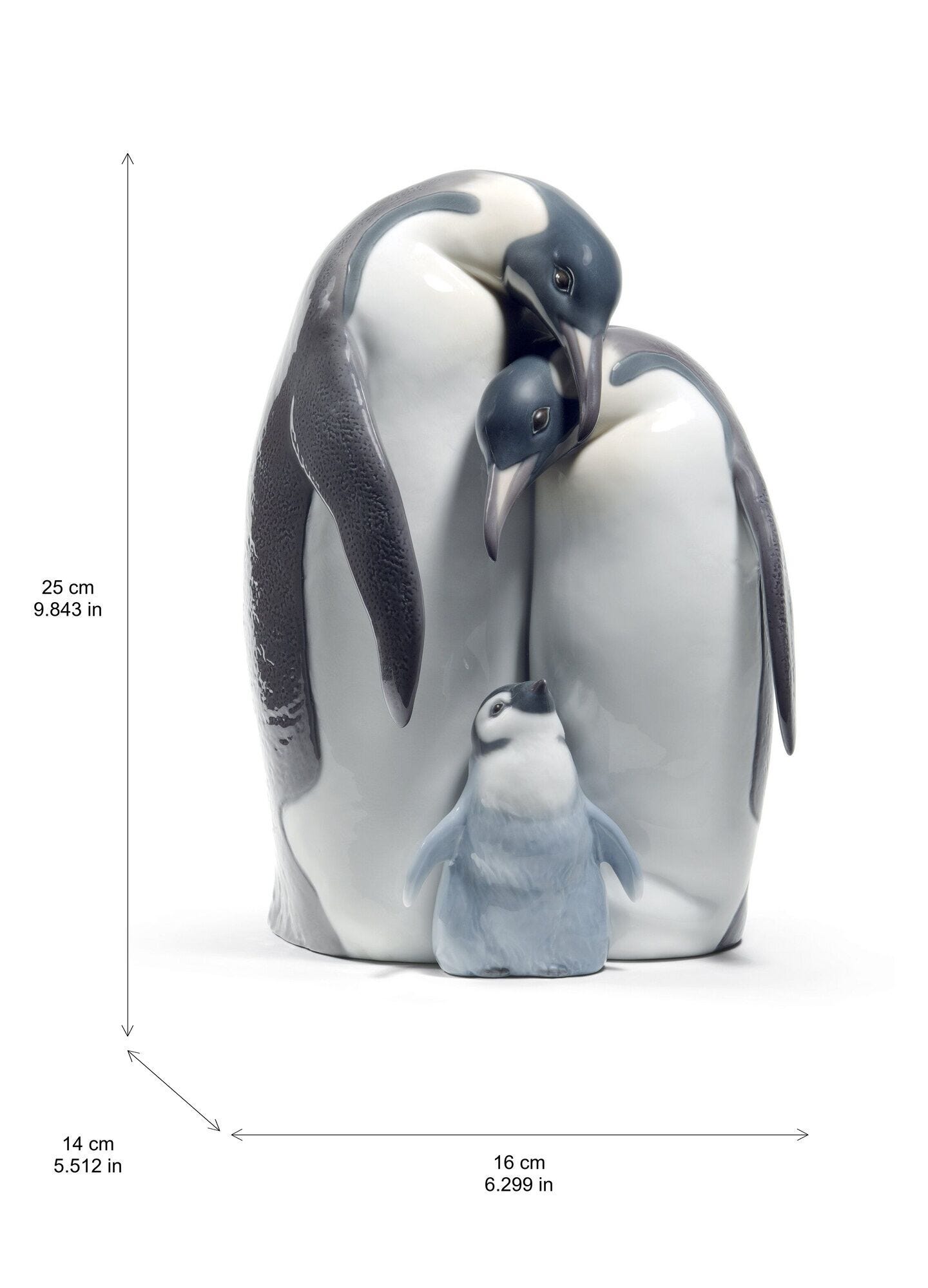 ペンギンの親子 (ポーセリン) | リヤドロ公式オンライン