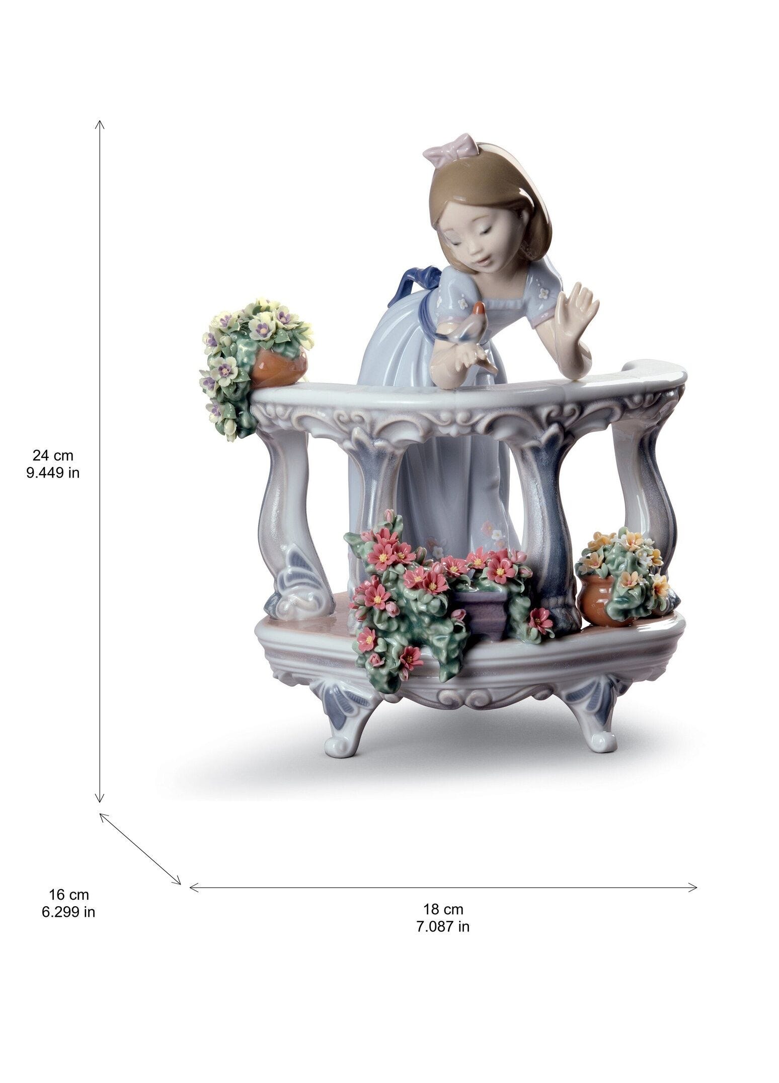 【リヤドロ LLADRO】バルコニーの朝 バルコニーの朝 (スペシャルバージョン) | リヤドロ公式オンライン
