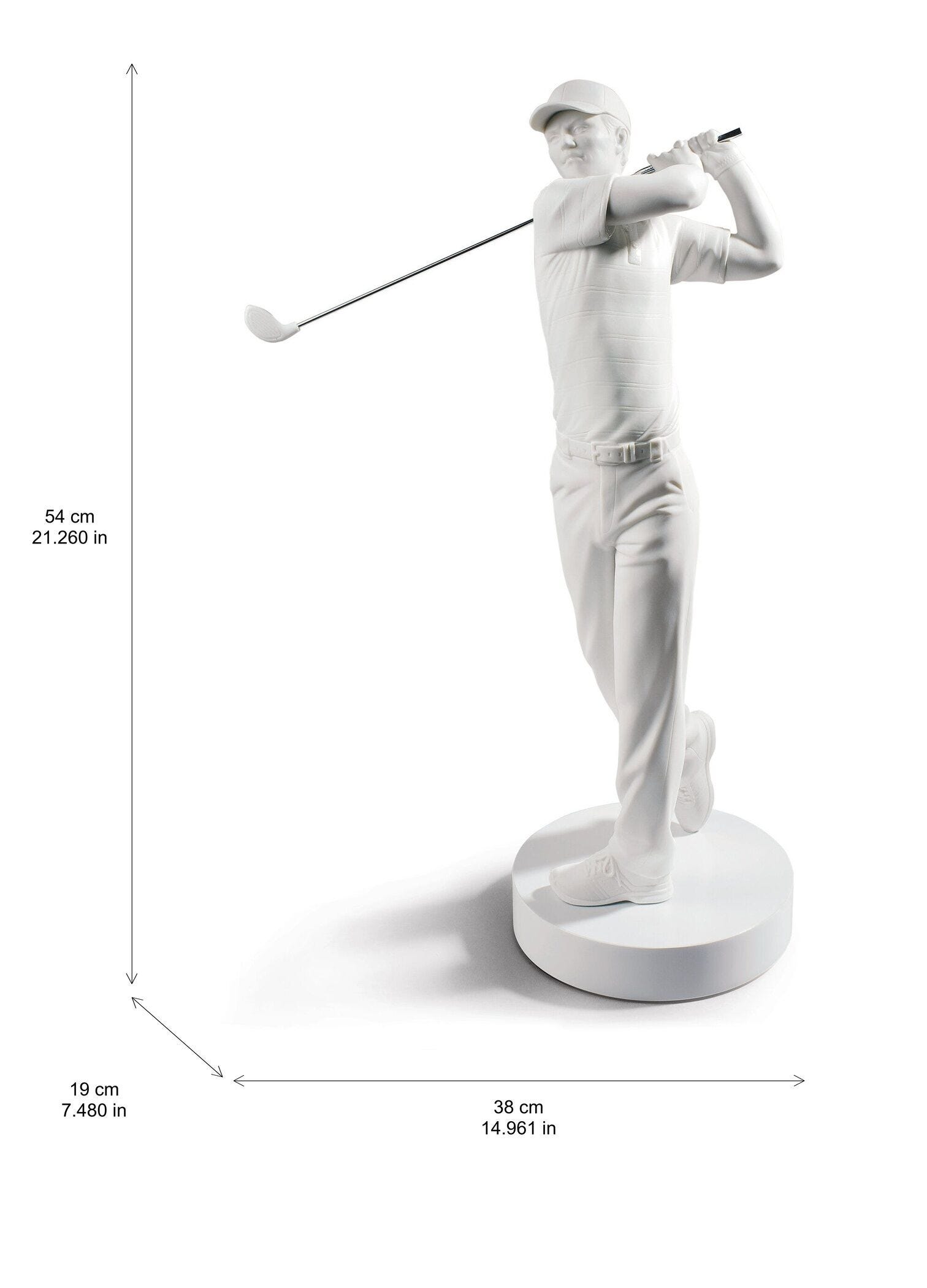 LLADRO　リヤドロ　【ゴルファー】2　リアドロ　インテリア　陶器　Ｌ505 ゴルファー(White) | リヤドロ公式オンライン