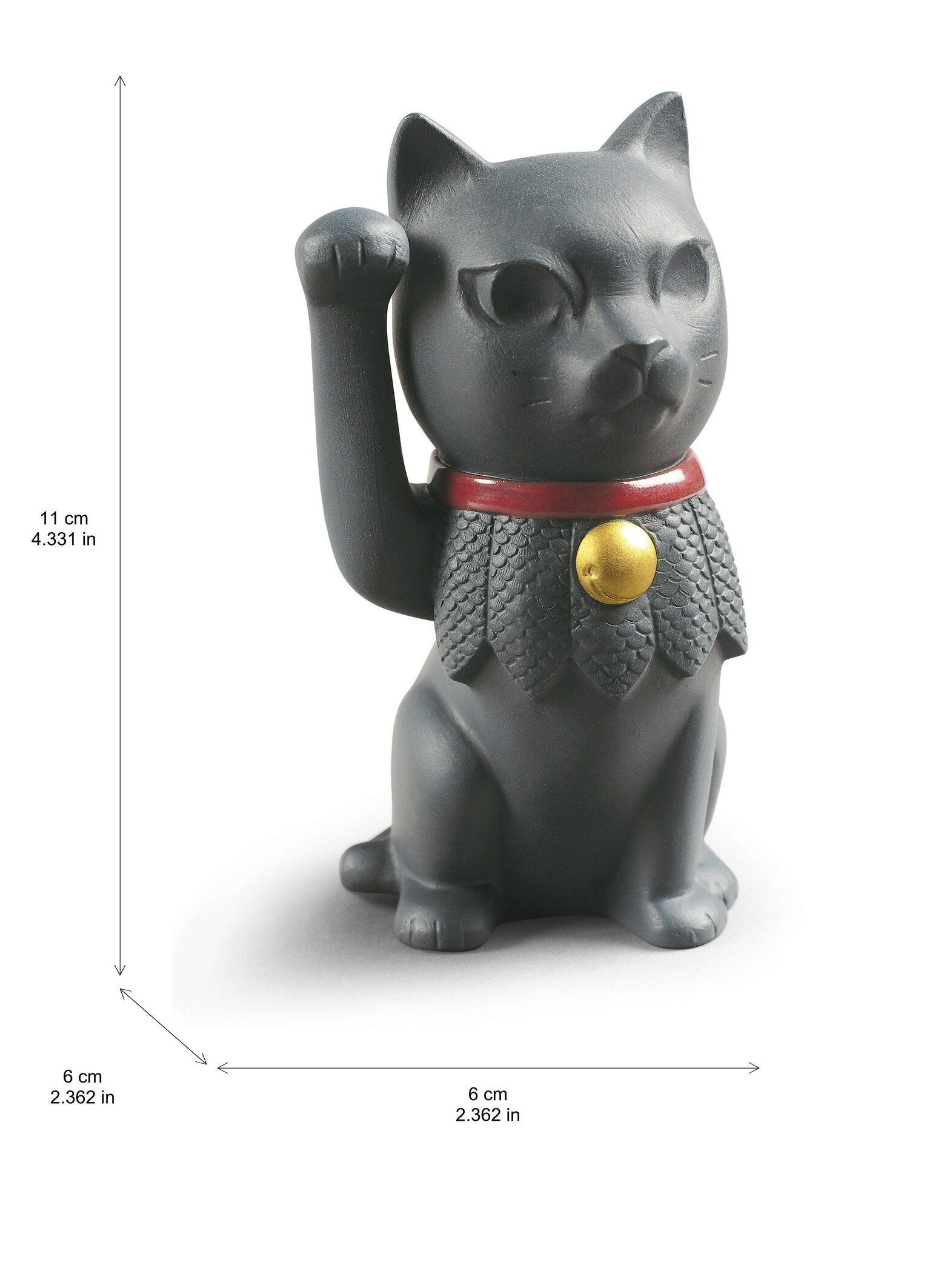リアドロ　猫 Maneki Neko(Black) | リヤドロ公式オンライン