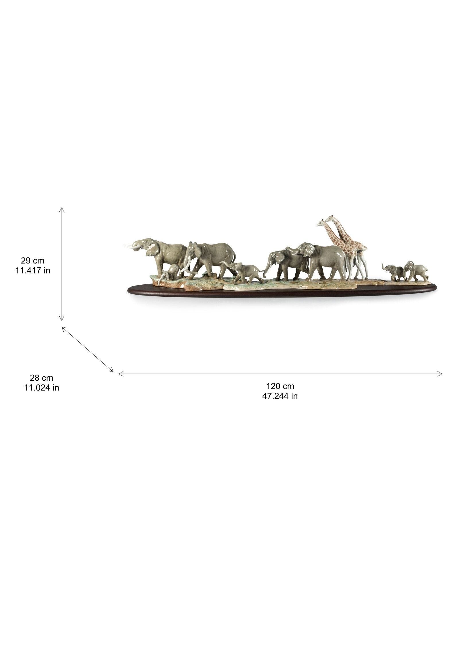 African Savannah Wild Animals Sculpture | リヤドロ公式オンライン