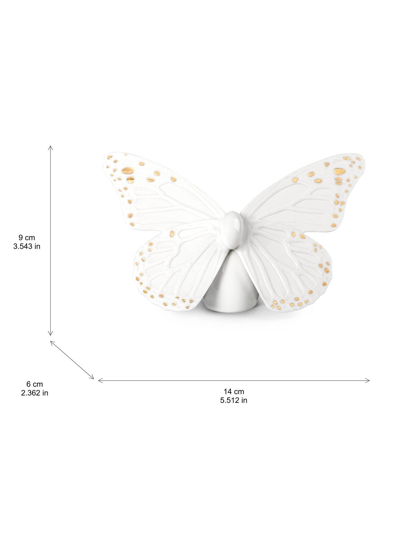 Butterfly(White＆Gold) | リヤドロ公式オンライン