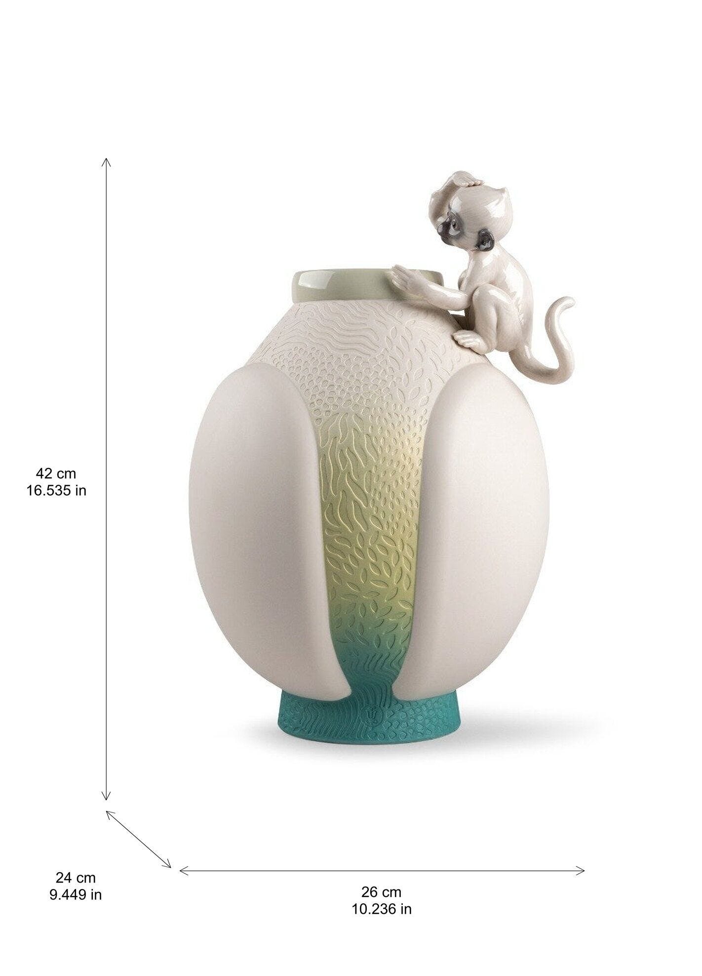 Monkey vase | Lladró® USA
