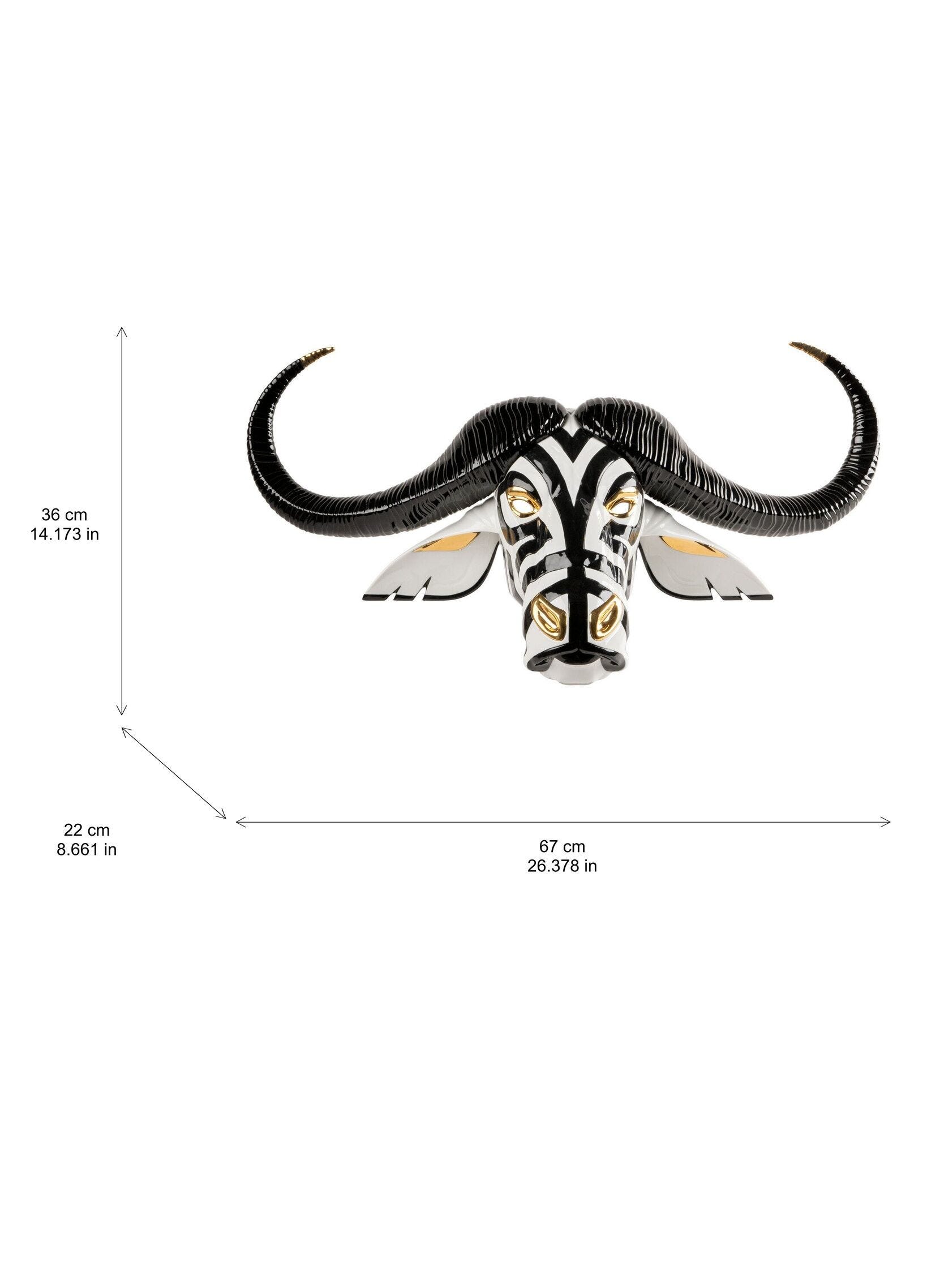 Mask（Buffalo/Black-Gold） | リヤドロ公式オンライン