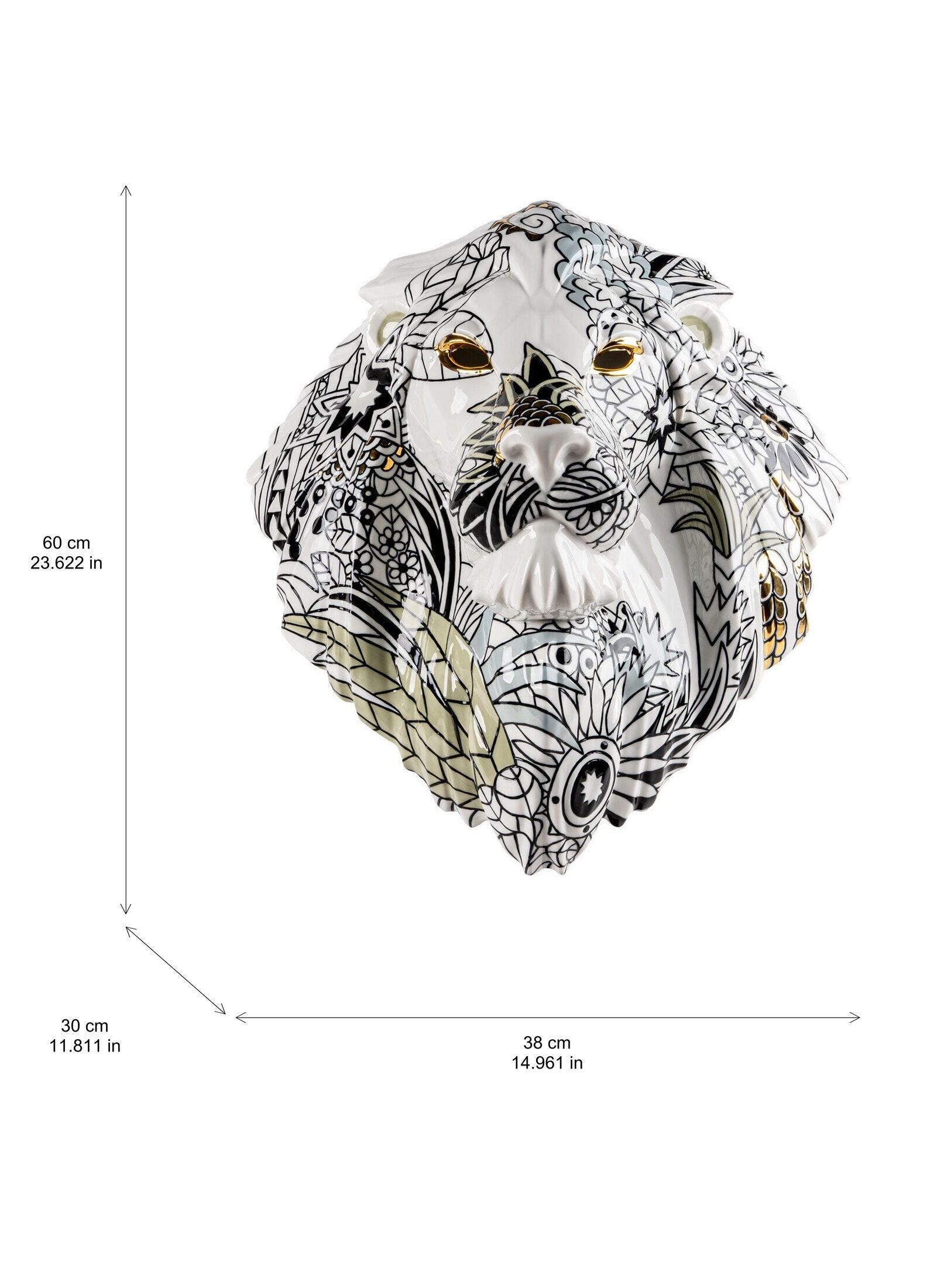 【本物・極希少】リヤドロ LLADRÓ 「ビザンチン・ヘッド」 美品 Mask (Lion/Wild Nature) =Limited Edition= | リヤドロ公式オンライン