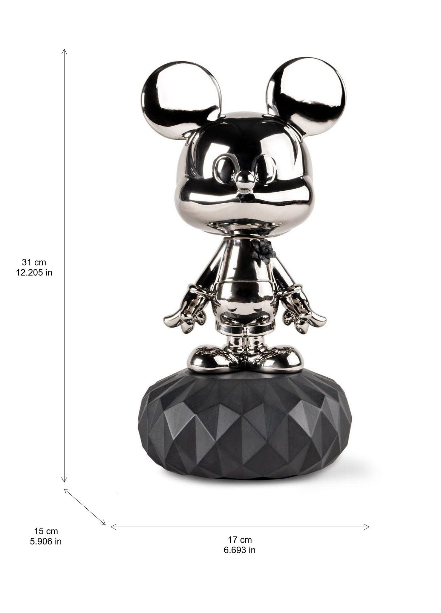 Mickey Mouse Platinum Sculpture | リヤドロ公式オンライン