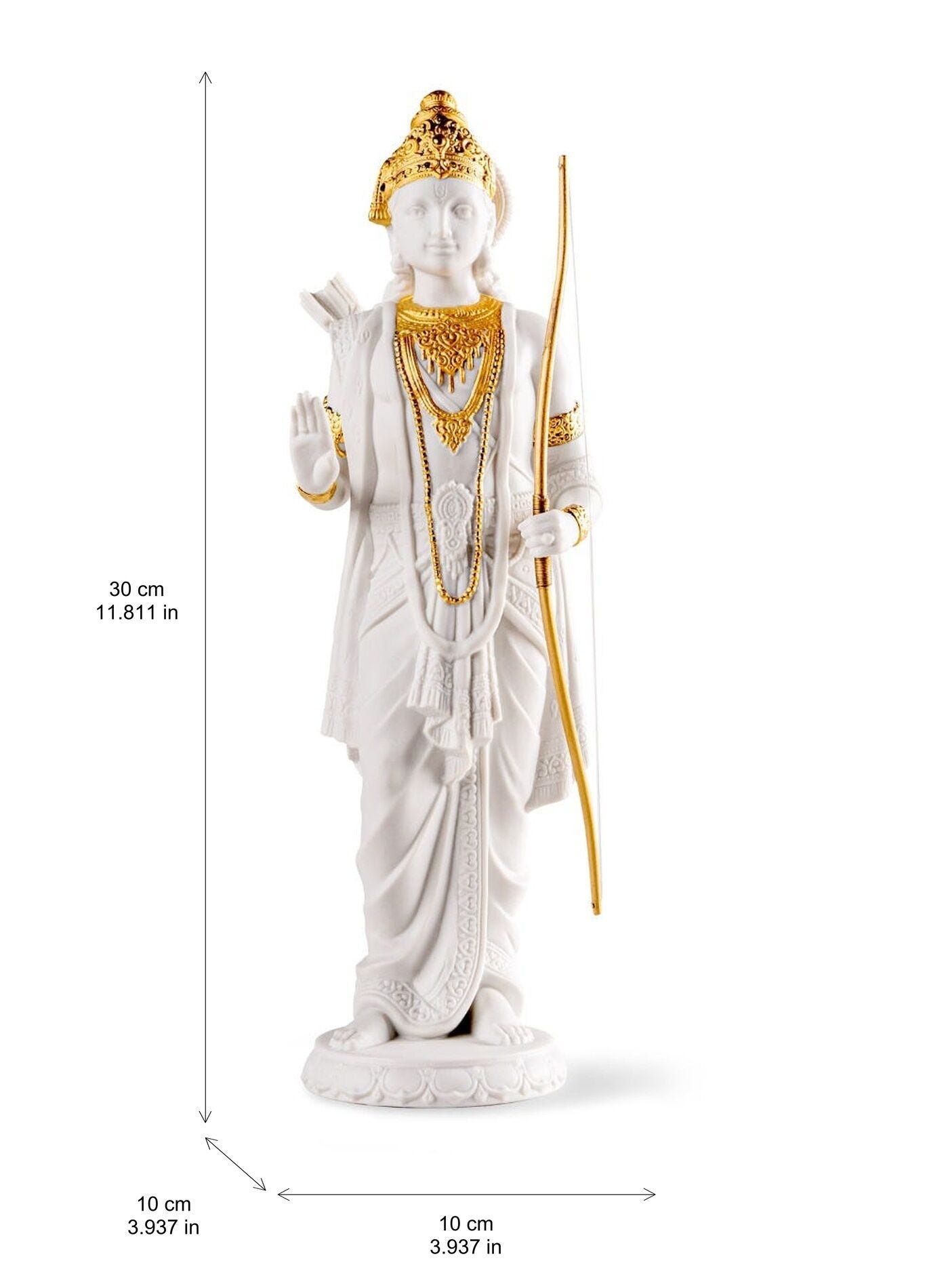 Rama Sculpture. Golden Luster | Lladró® India