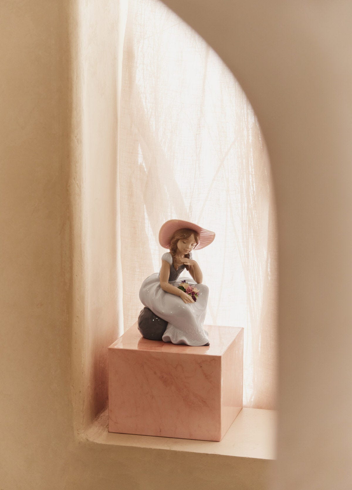 A Romp in The Garden Girl Figurine - Lladro-USA