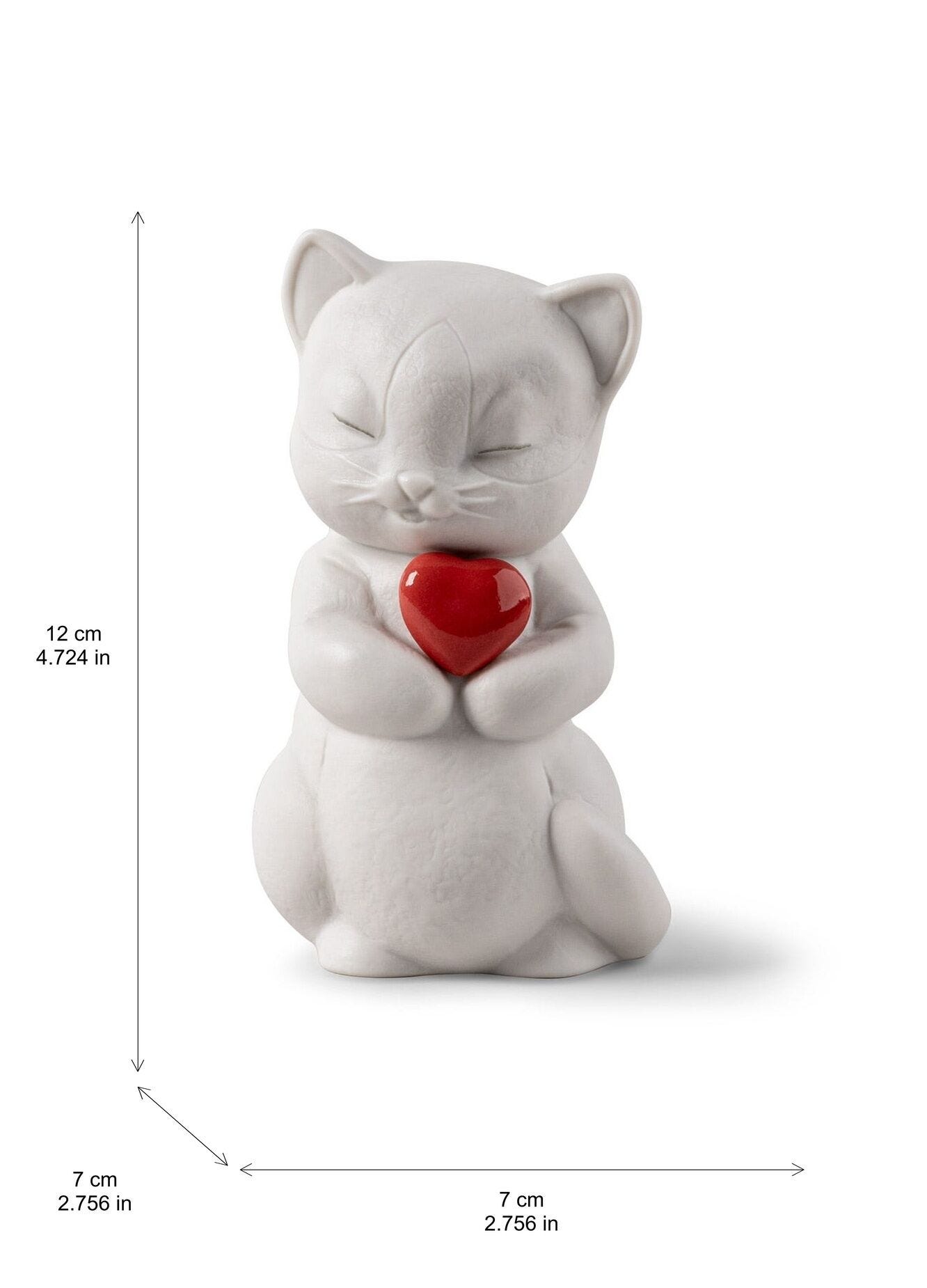 新品✨LLADRO　リヤドロ　遊び心のある愛 ネコ 置物　猫 ウィスカース（遊び心のある愛/ネコ） | リヤドロ公式オンライン