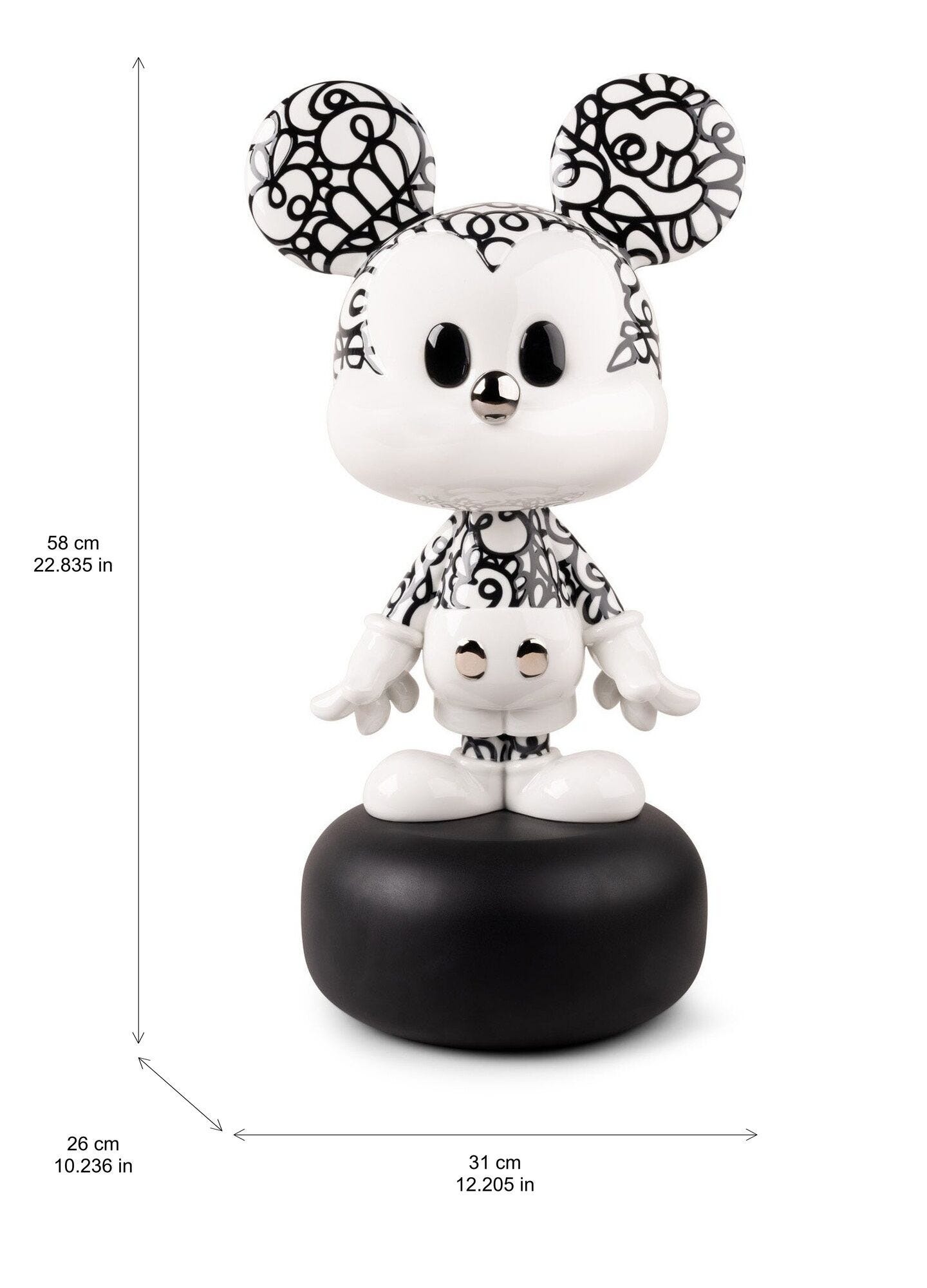 【日本未発売】トマ・ダリエル x ルブロン・ドゥリエンヌ ミッキーマウス Doodle Mickey | リヤドロ公式オンライン