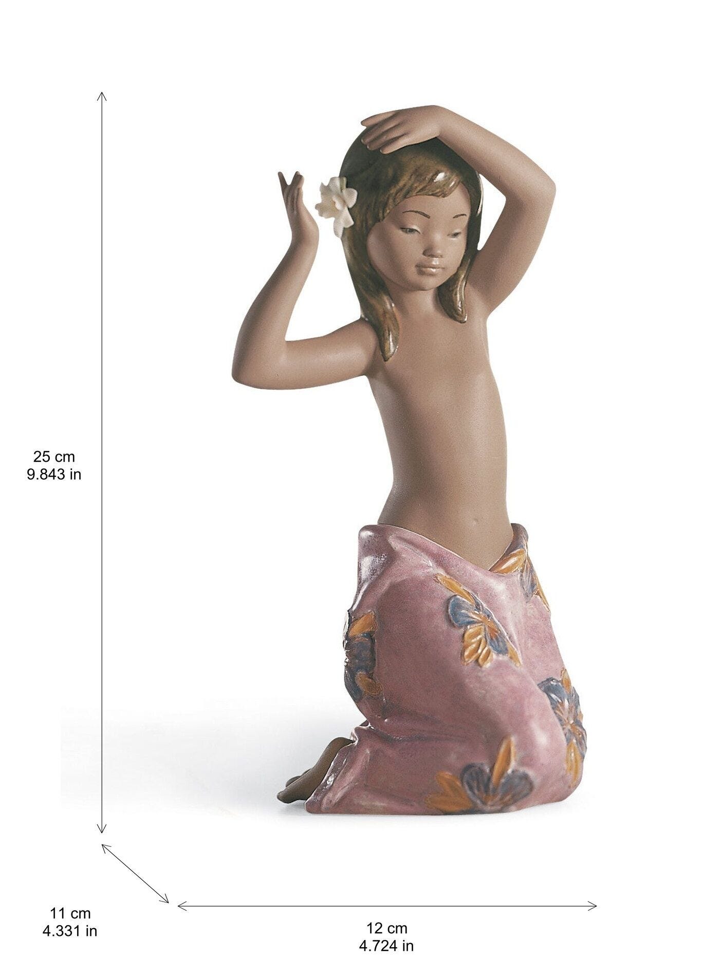 Tropical Flower Girl Figurine | Lladró® USA
