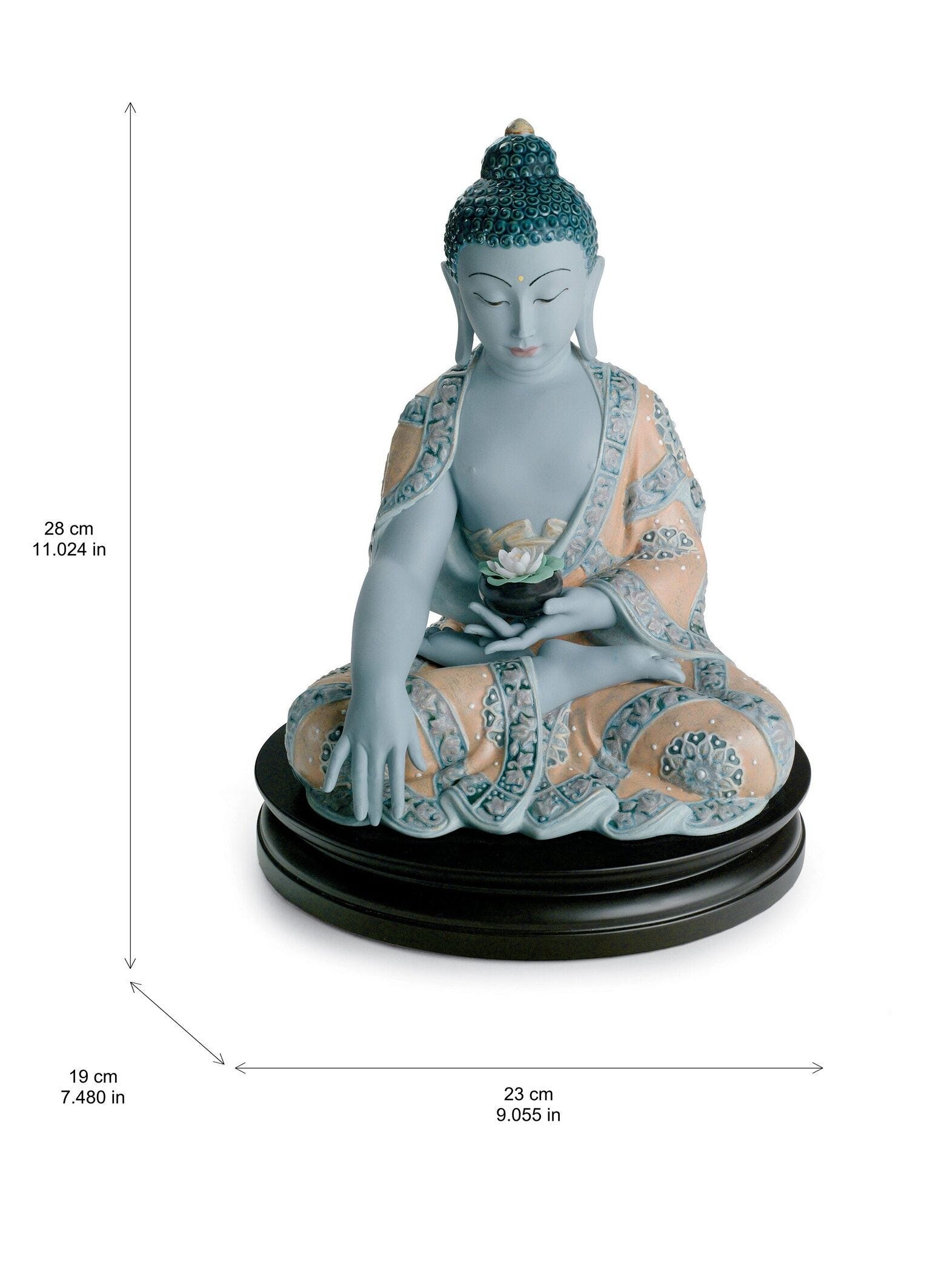 ＊3000体限定リヤドロ＊【献花】＊箱なし Medicine Buddha | リヤドロ公式オンライン