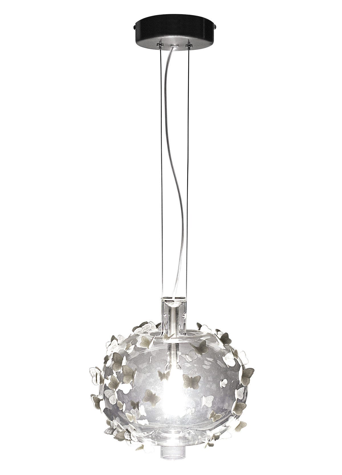 butterfly&pearl ଘ♡ଓaurora Freeze Frame Butterflies Ceiling Lamp | Lladró® USA
