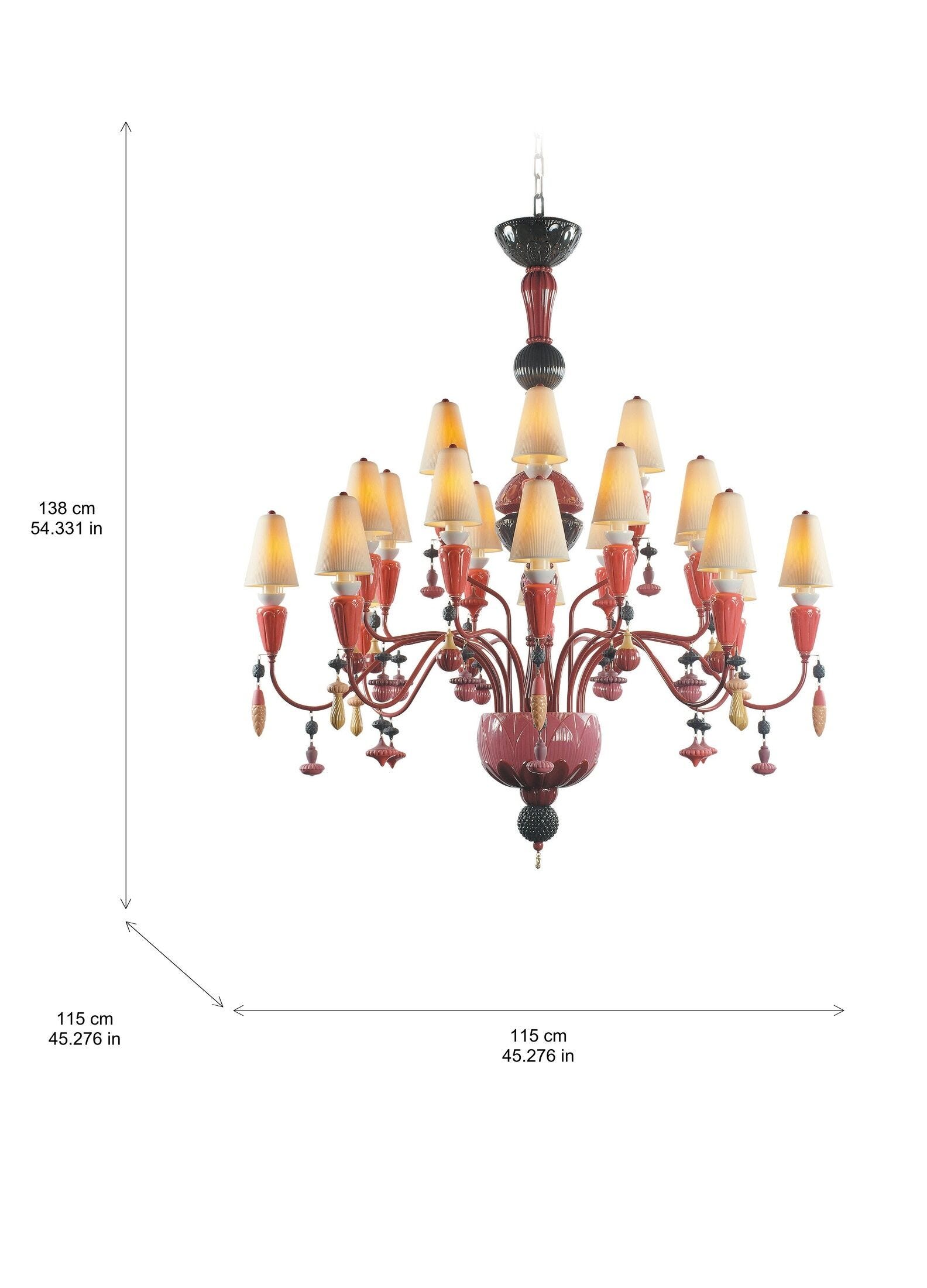 Ivy and Seed 20 Lights Chandelier | Lladró® USA